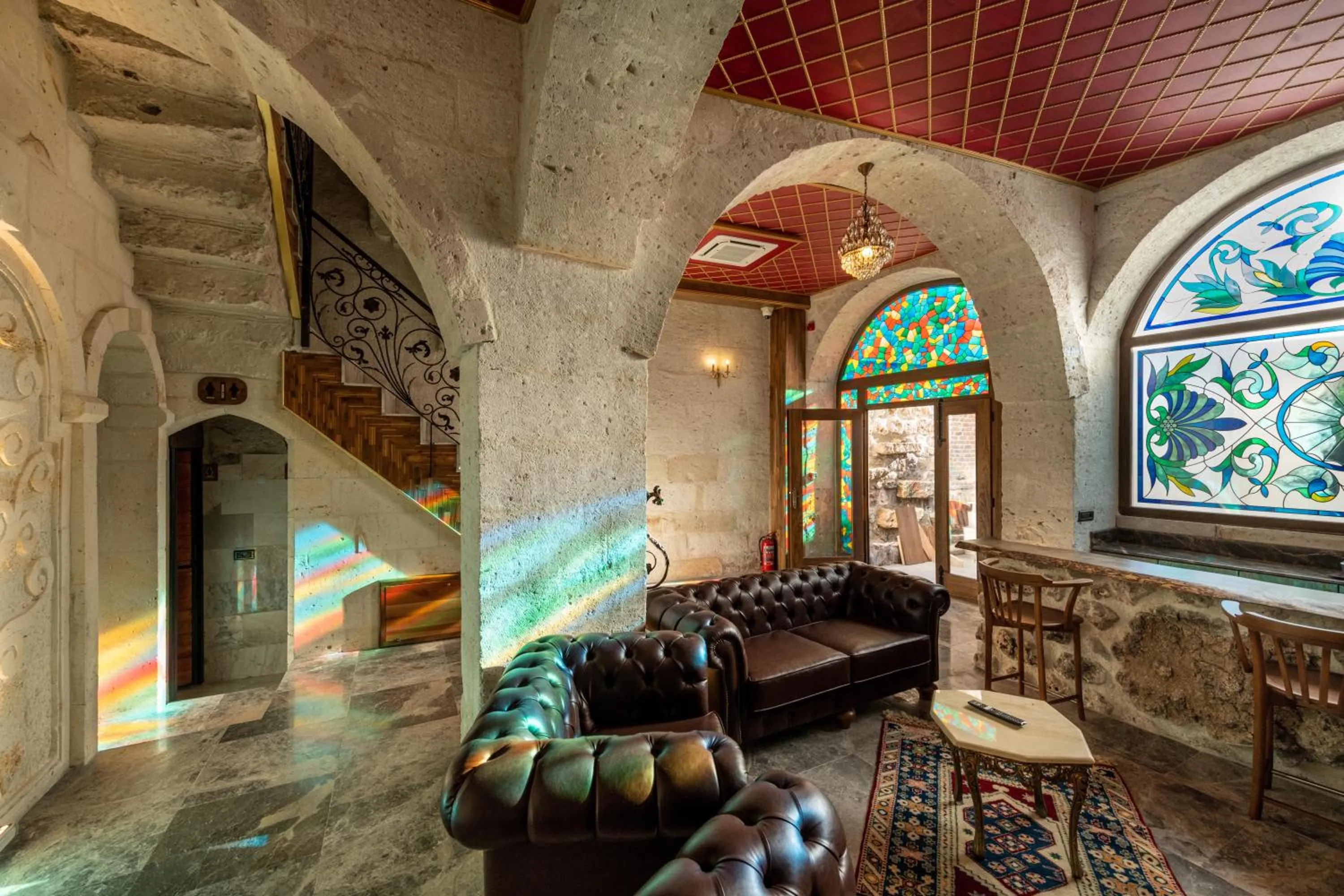 Lobby or reception in Foremanson Cave Hotel