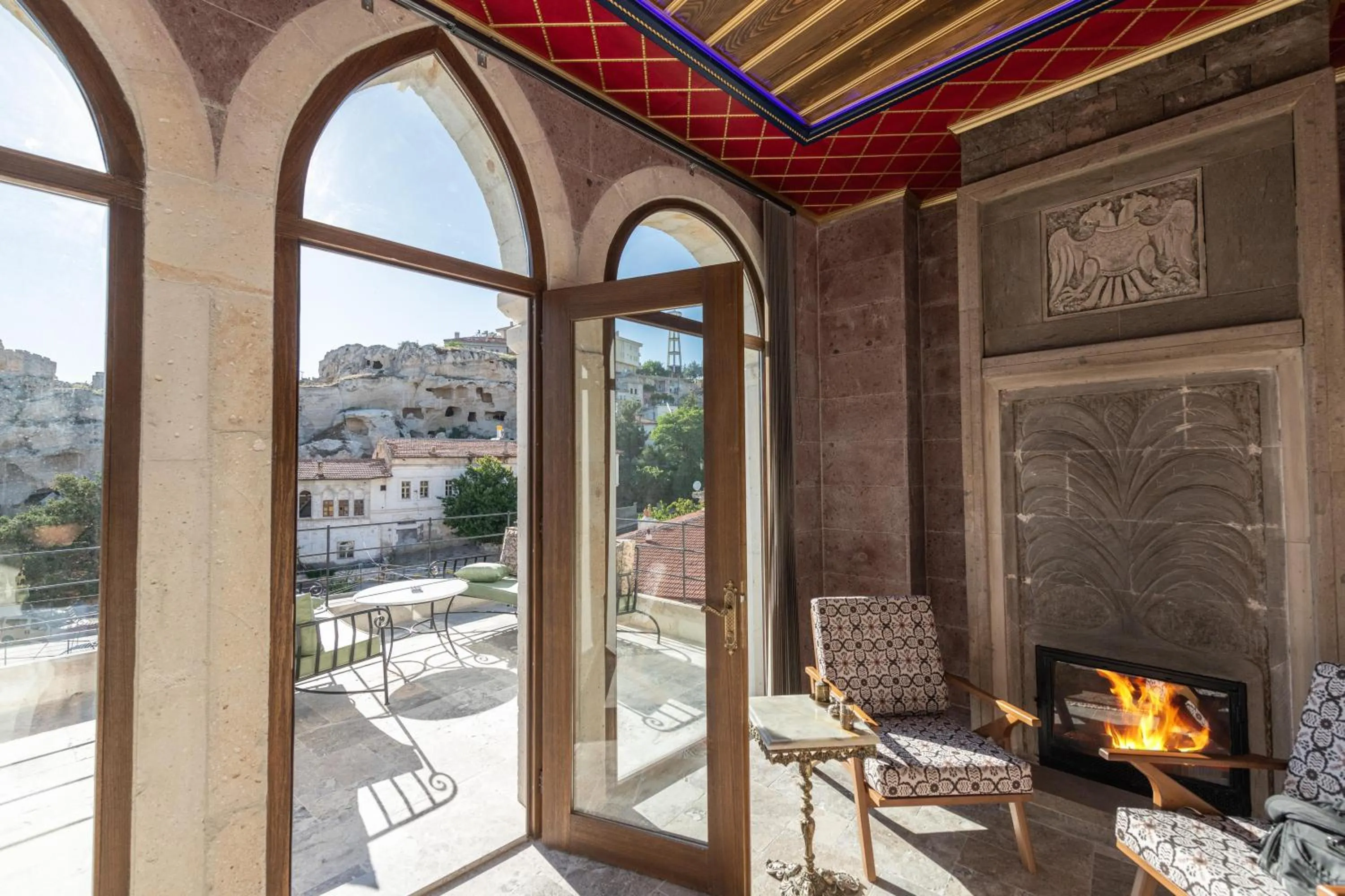 Balcony/Terrace in Foremanson Cave Hotel