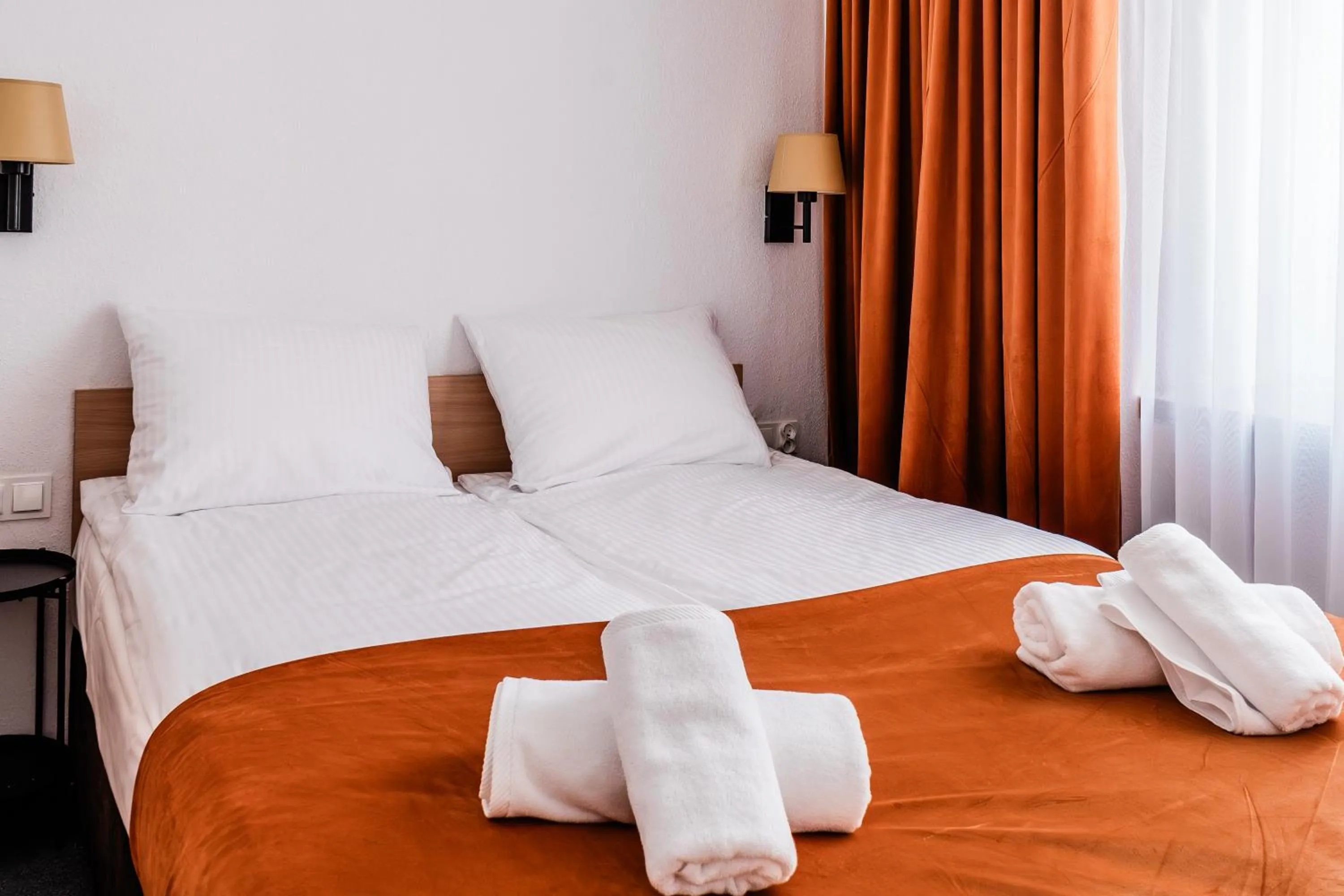 Bed in Hotel Wodnik