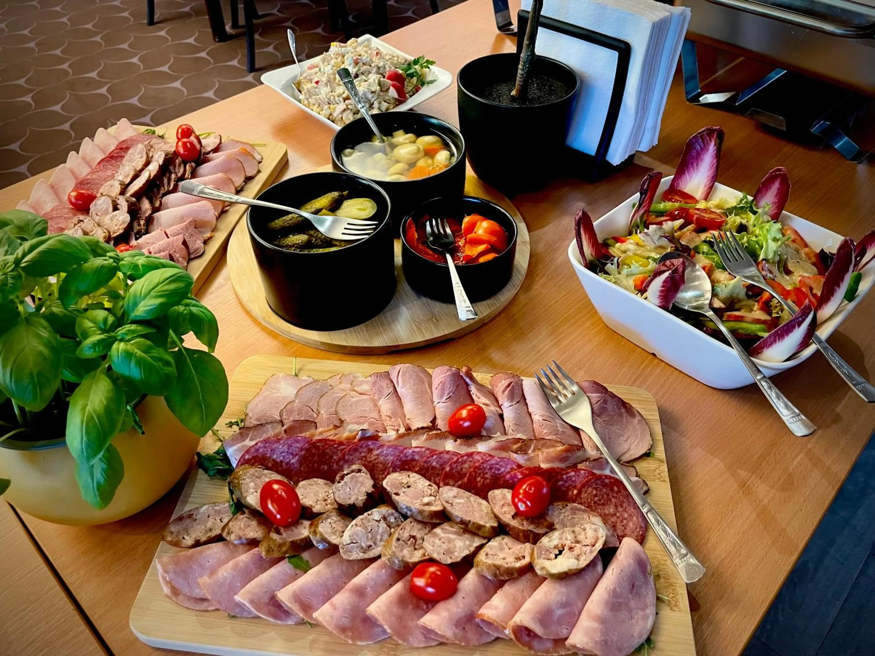 Breakfast in Hotel Wodnik