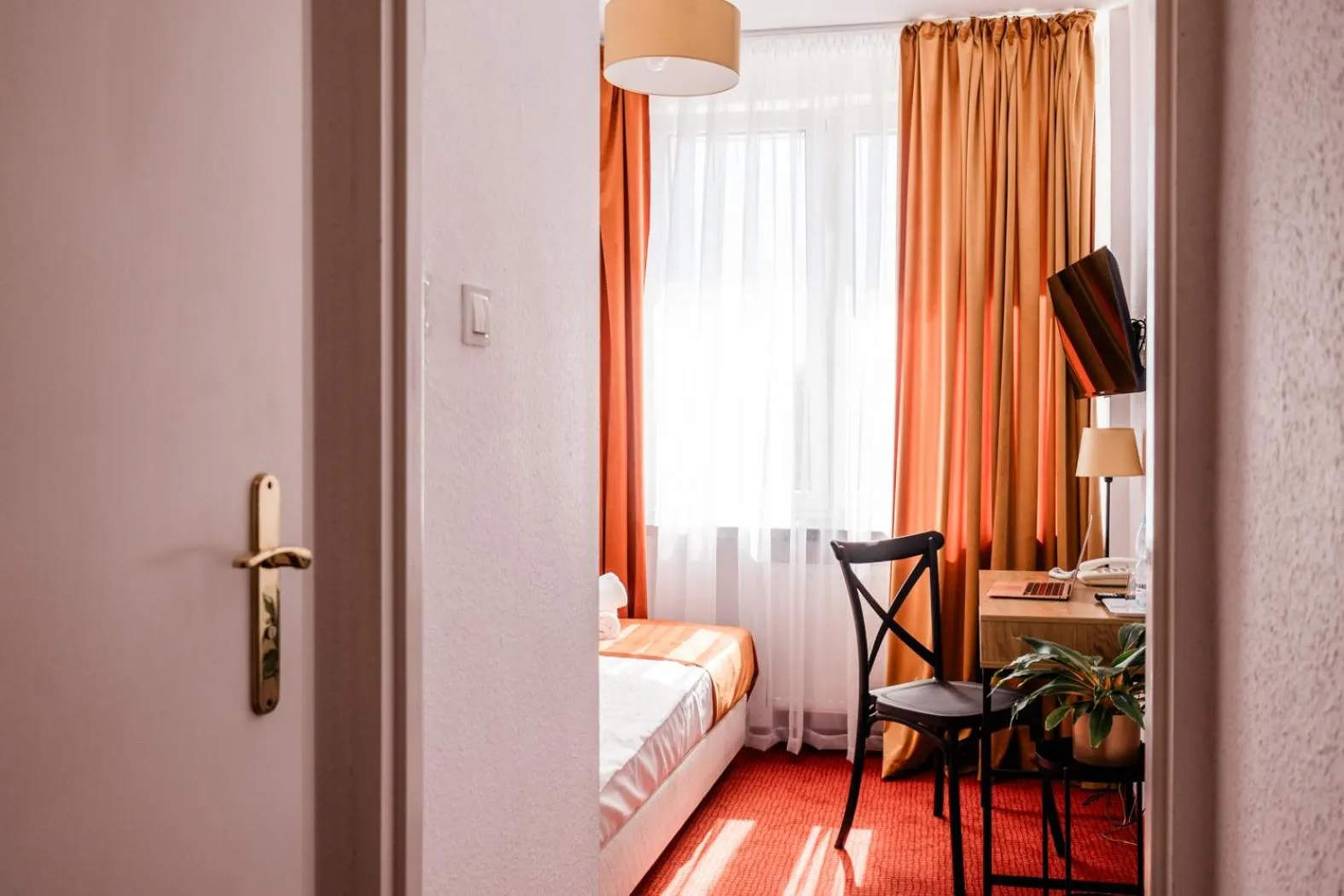 Bed in Hotel Wodnik