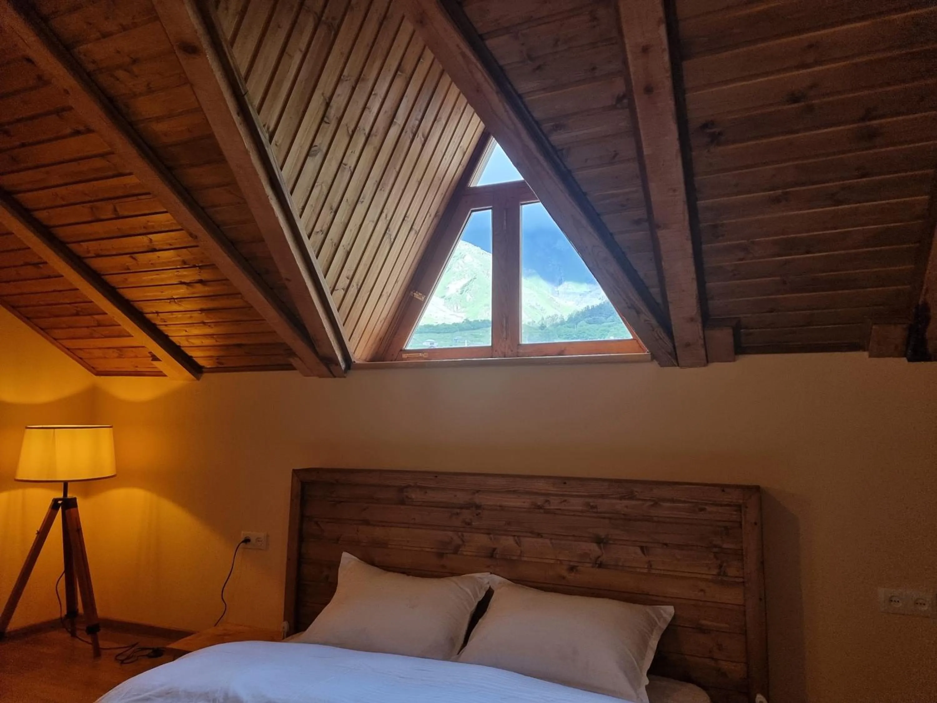 Photo of the whole room, Bed in GRAF Kazbegi