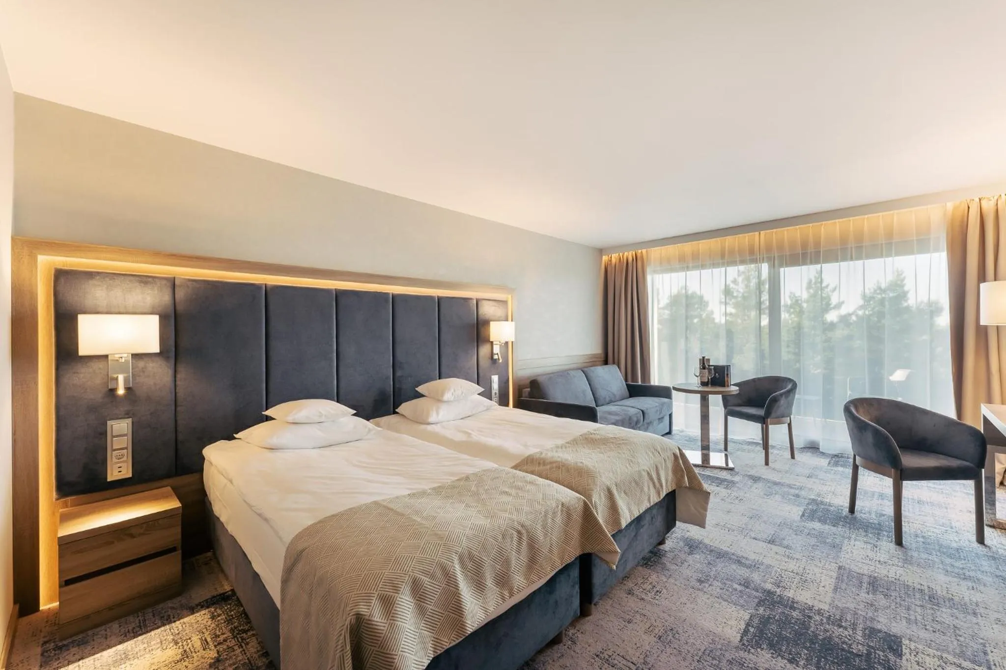 Bed in Hotel Senator