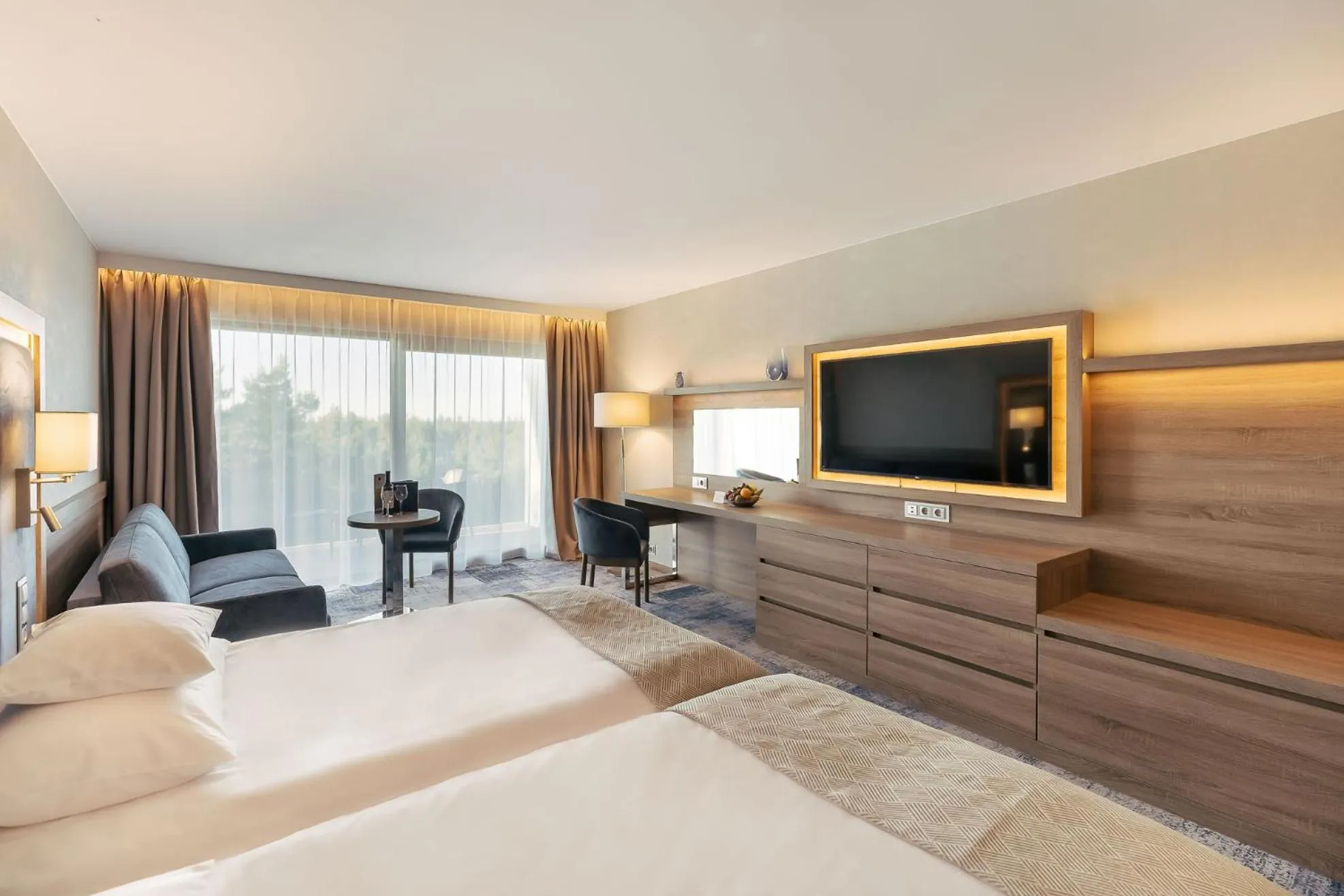 Bed in Hotel Senator