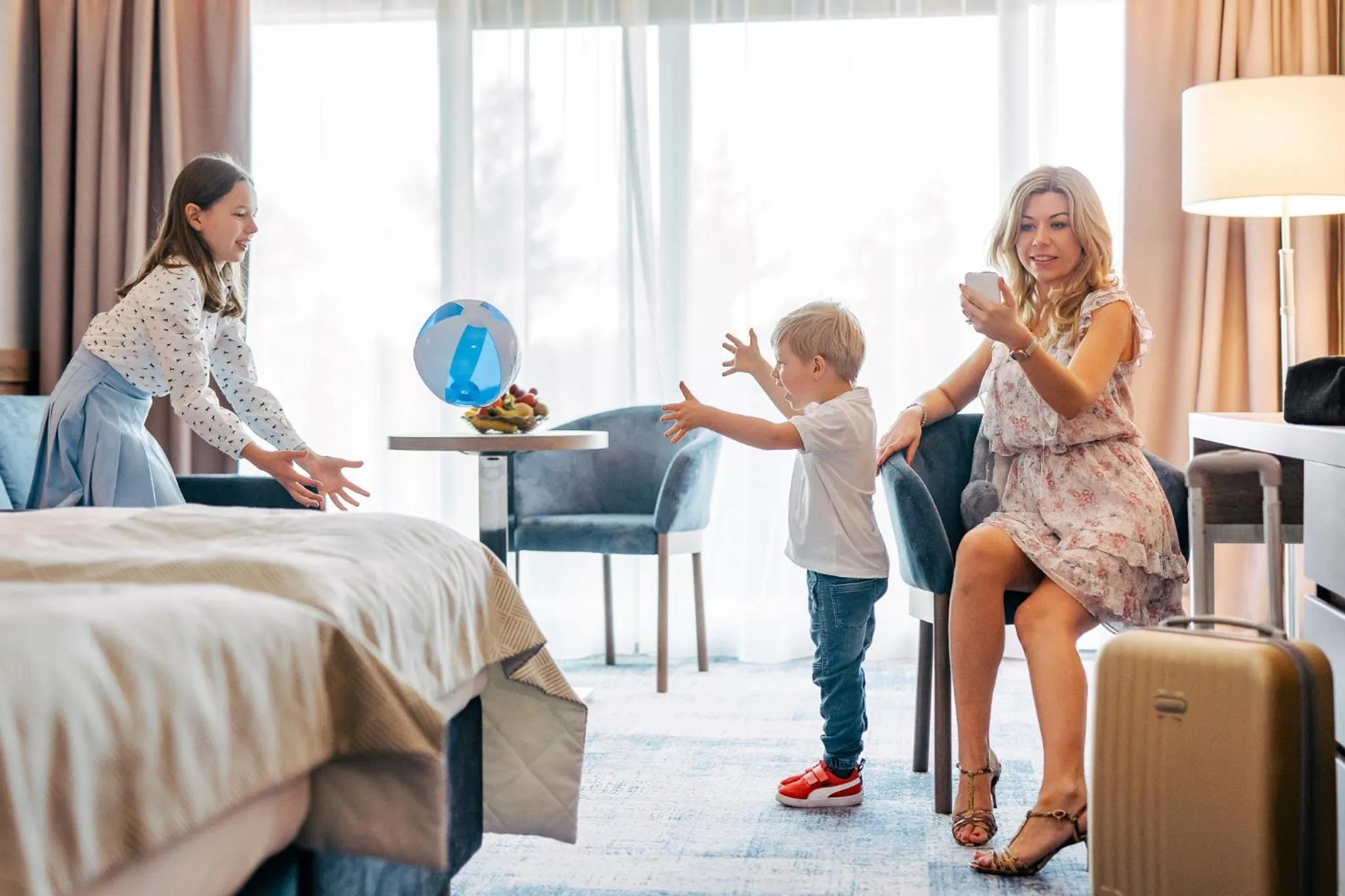 children in Hotel Senator