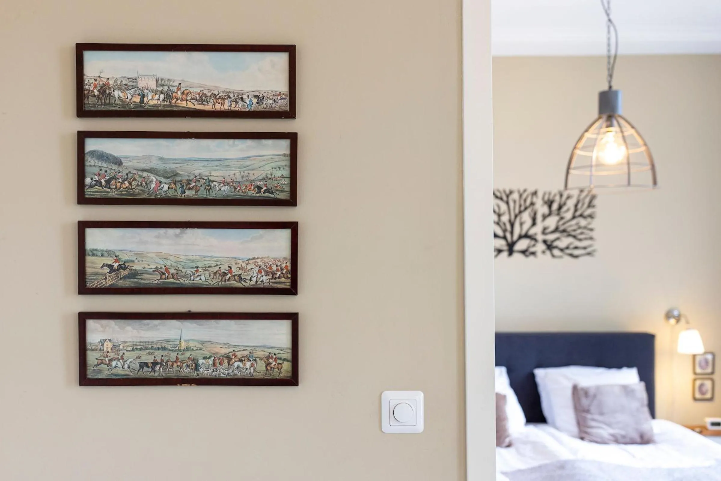 Decorative detail, Bed in Bed & Breakfast Rijsterbosch