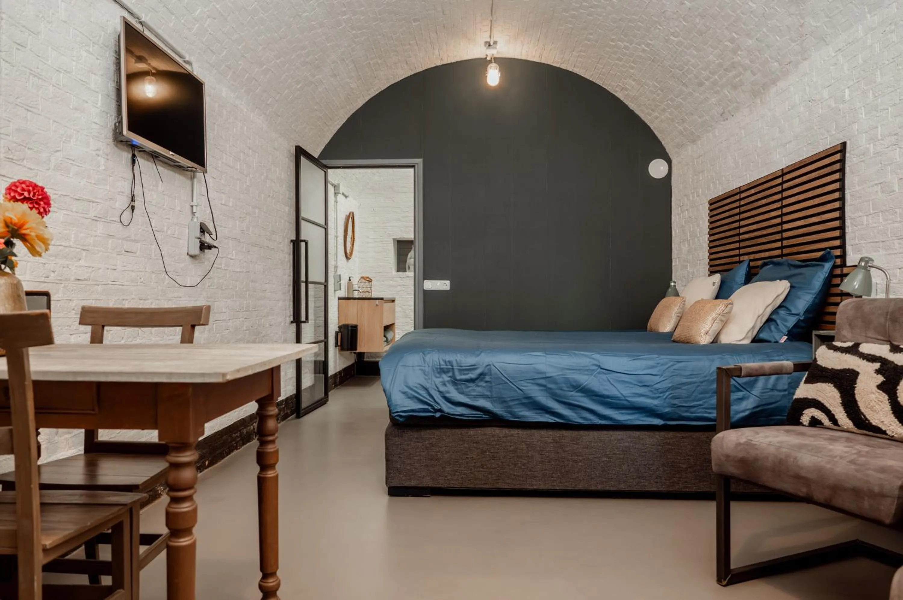 Bedroom, Bed in Bed & Breakfast Fort Bakkerskil