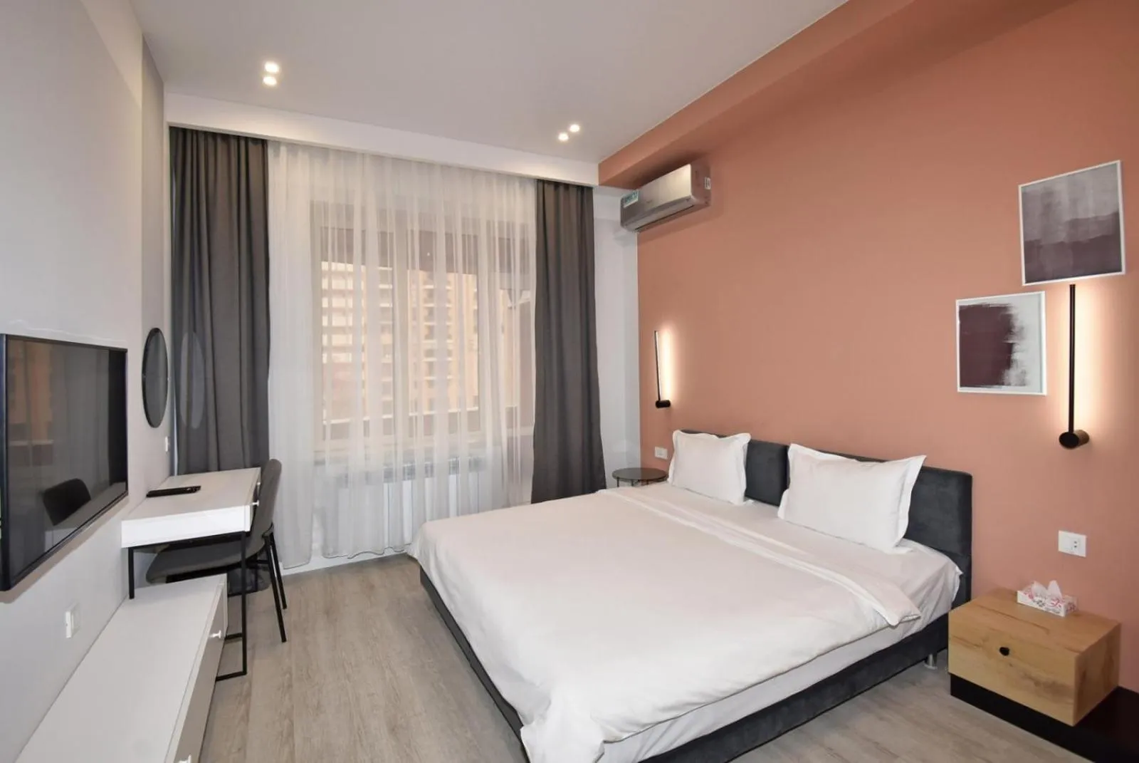 Bed in Sweet Home Apart-Hotel