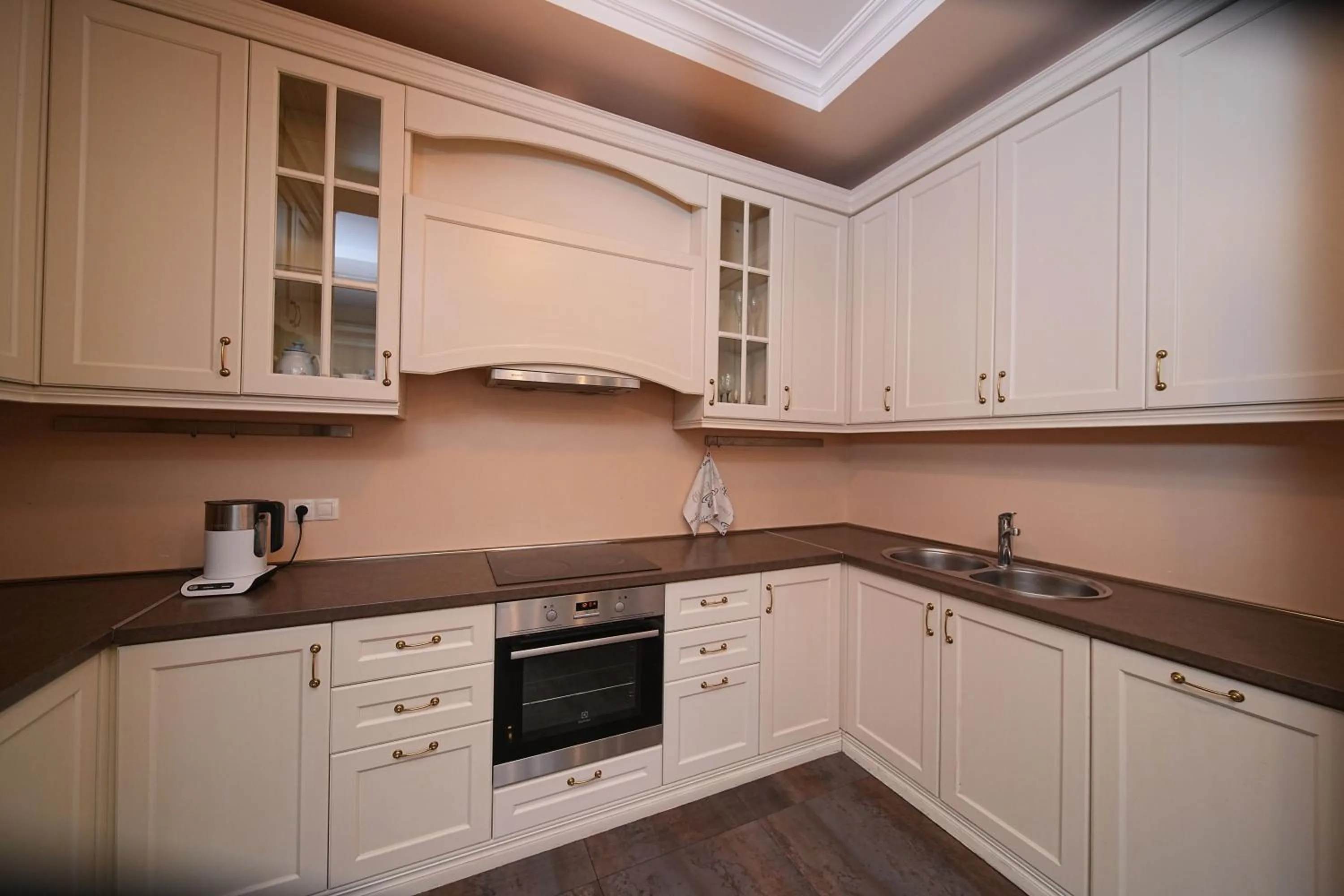 Kitchen or kitchenette in Sweet Home Apart-Hotel