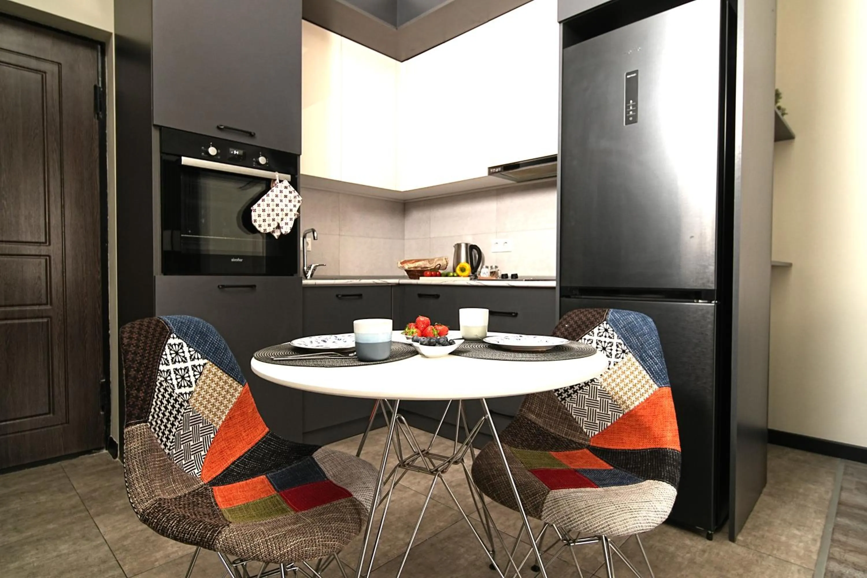 Kitchen or kitchenette in Sweet Home Apart-Hotel