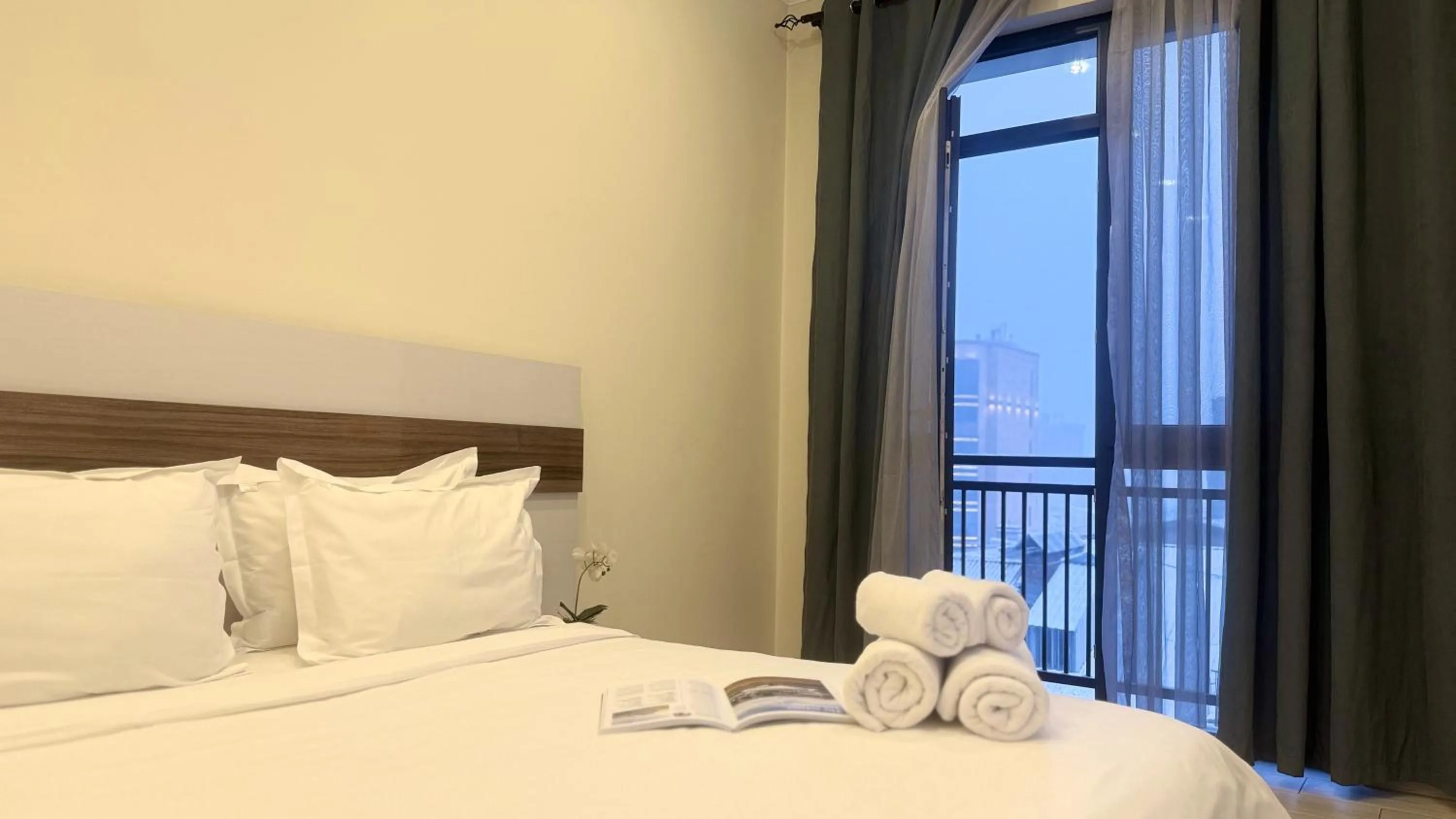 Bed in Sweet Home Apart-Hotel