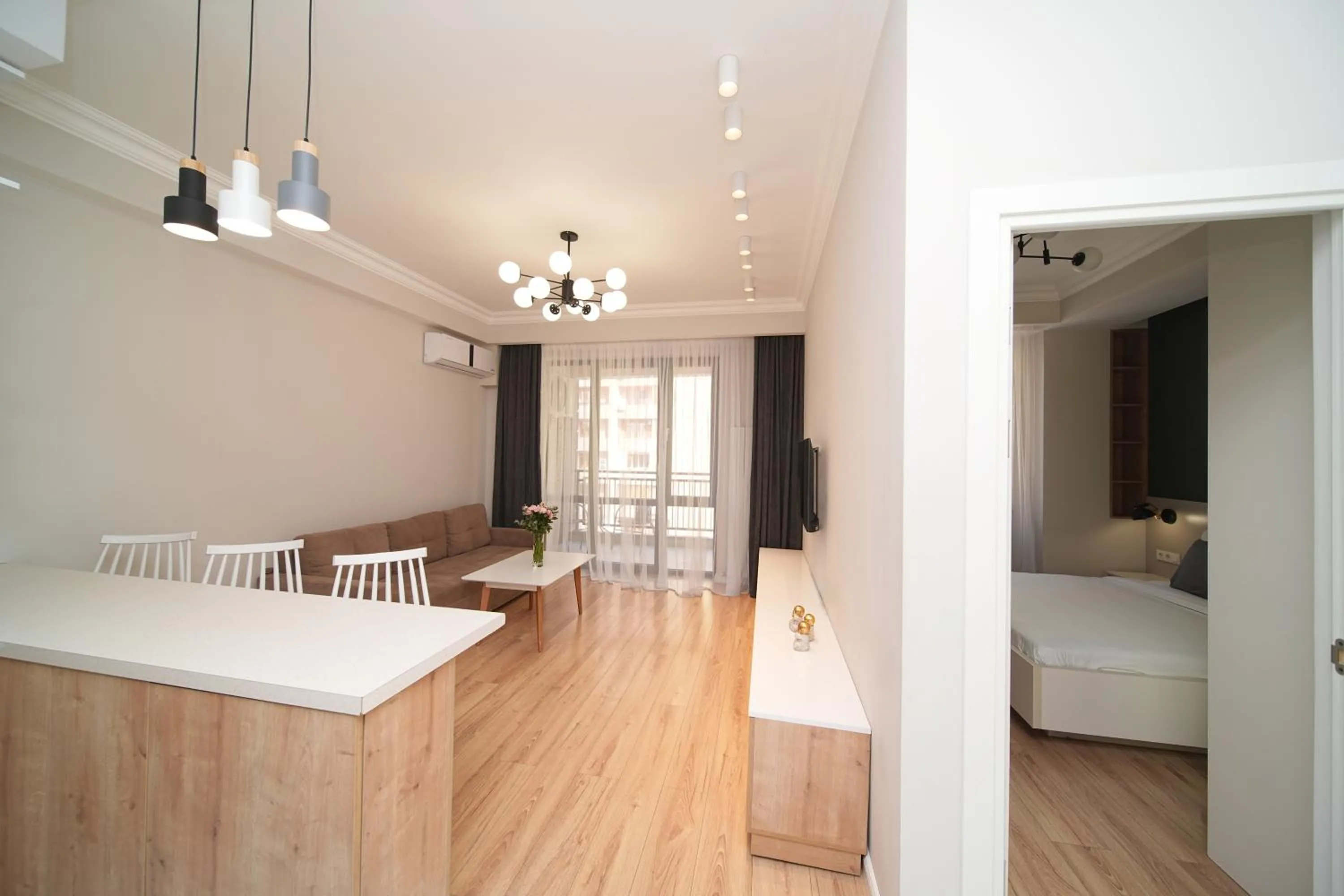 Bed in Sweet Home Apart-Hotel