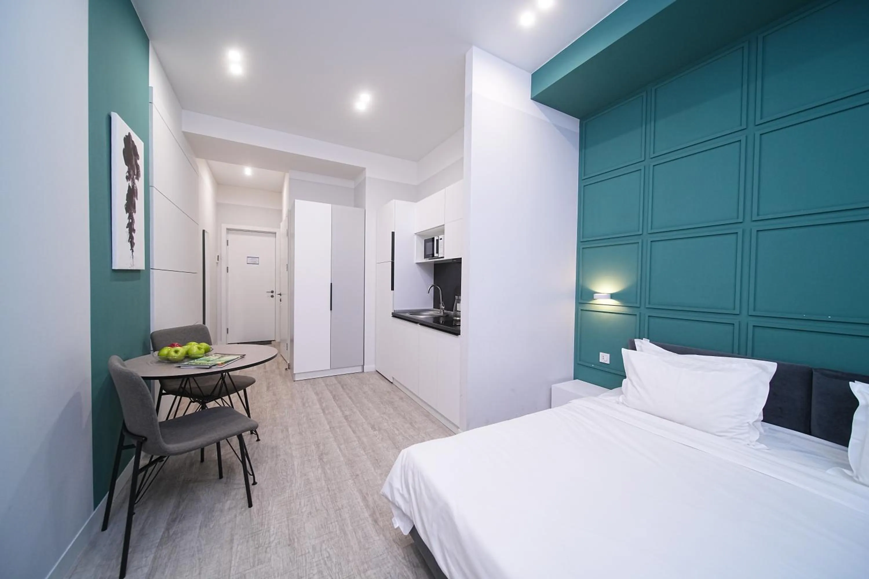 Bed in Sweet Home Apart-Hotel