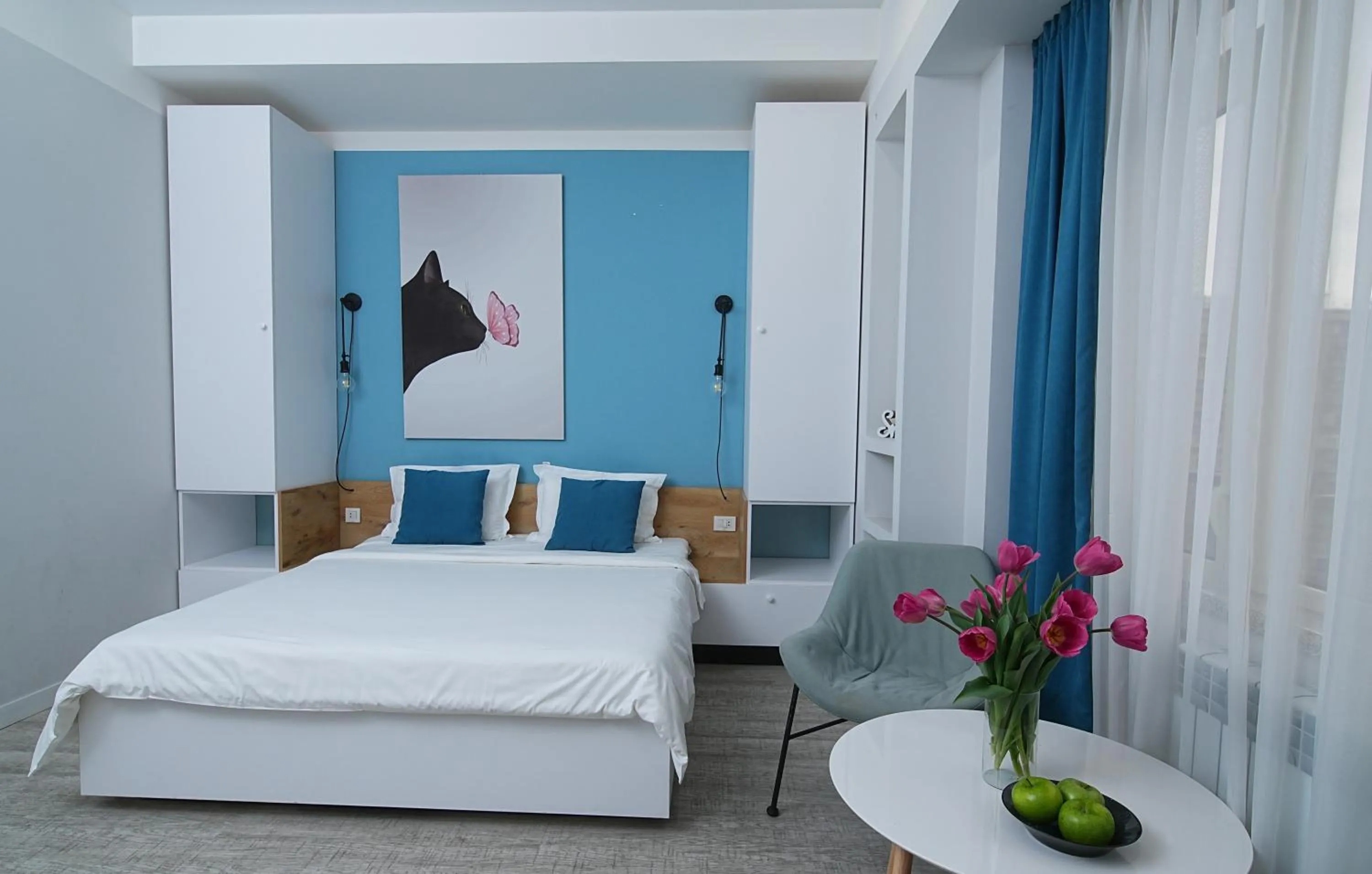 Bed in Sweet Home Apart-Hotel