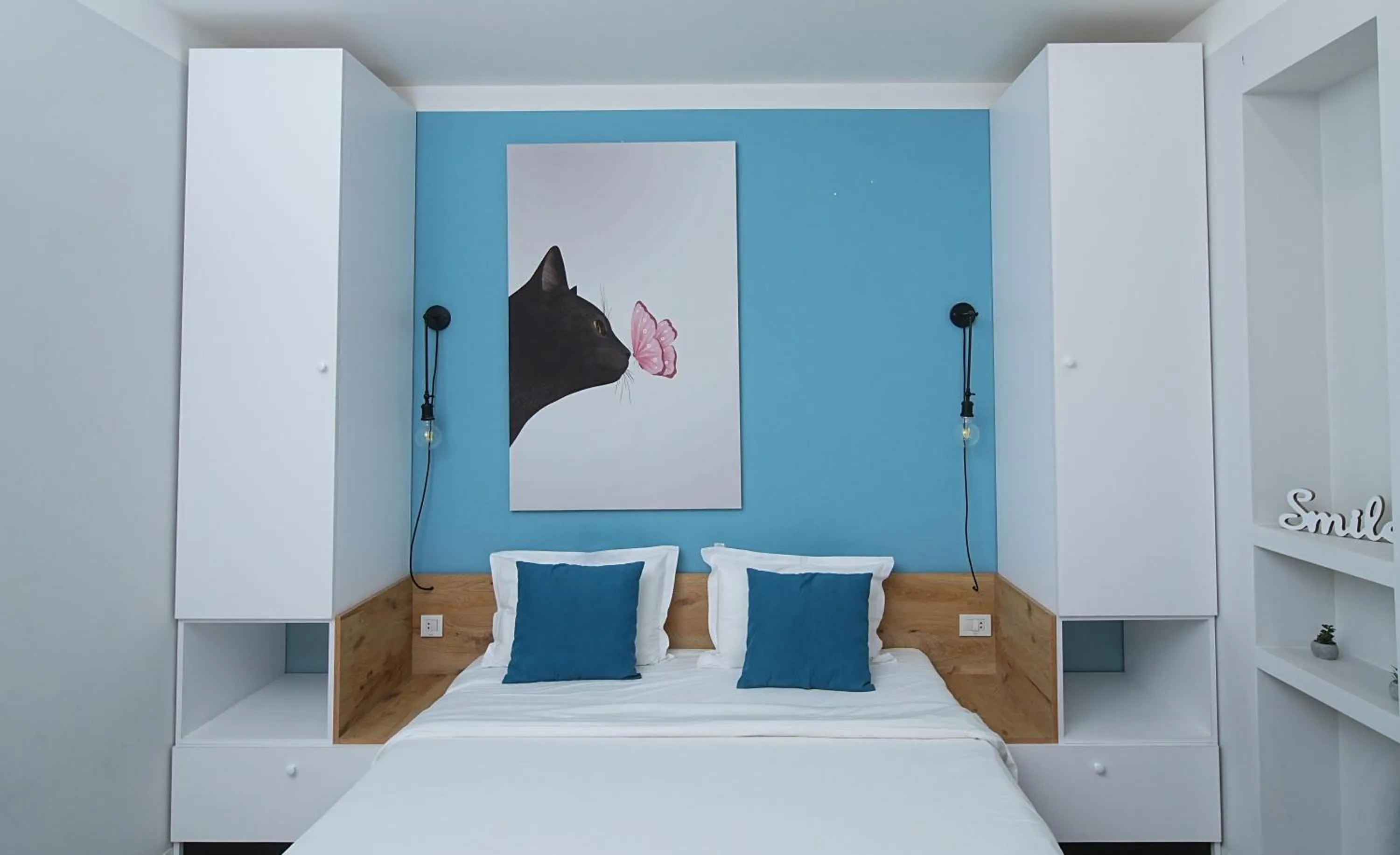 Bed in Sweet Home Apart-Hotel