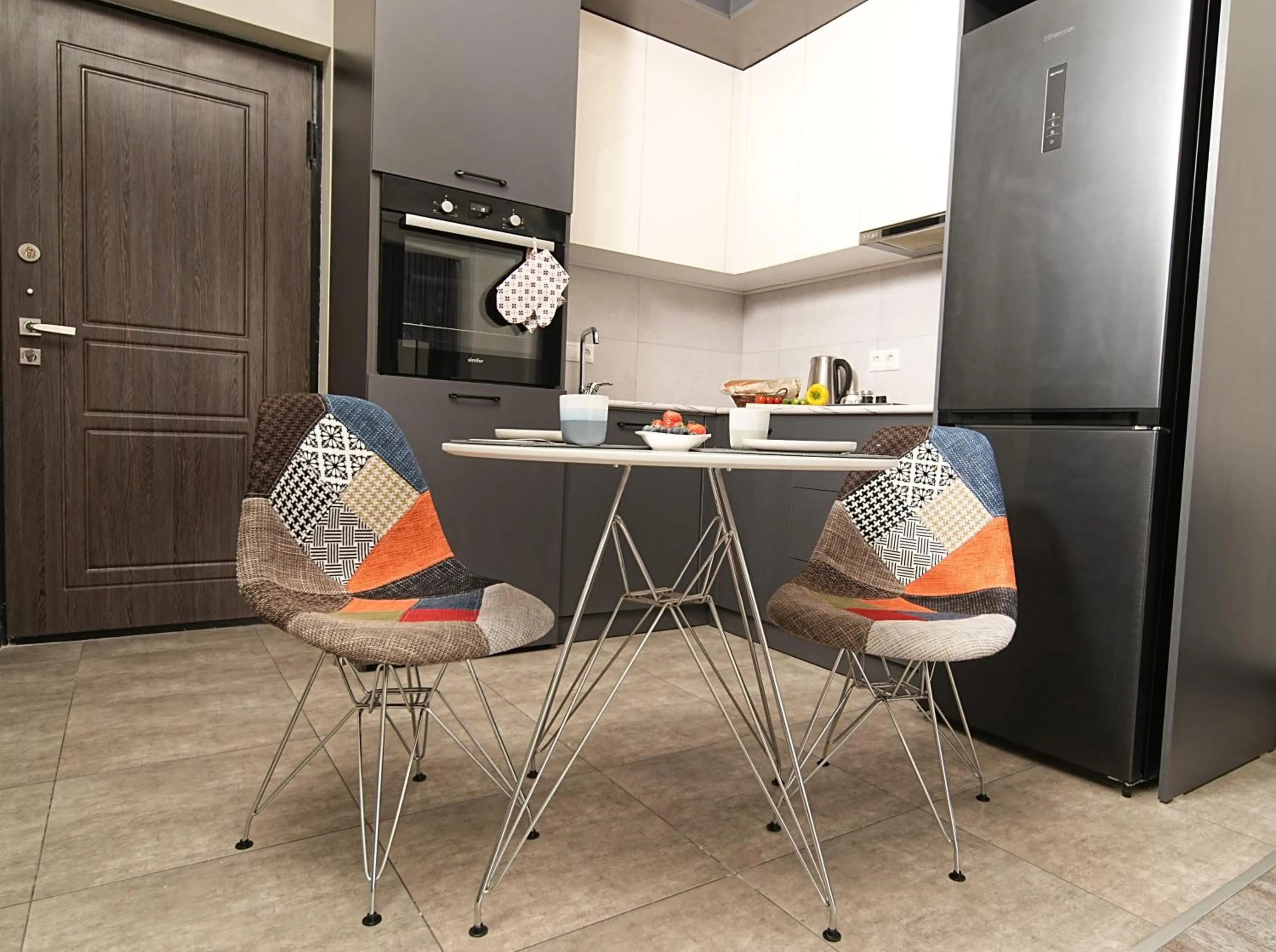 Kitchen or kitchenette in Sweet Home Apart-Hotel