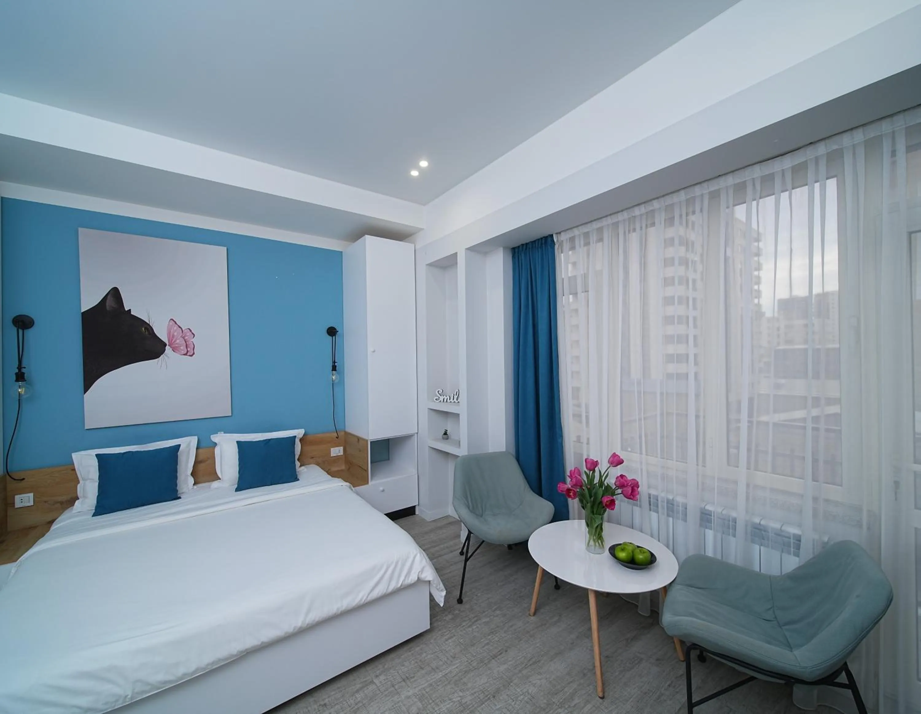 Bed in Sweet Home Apart-Hotel