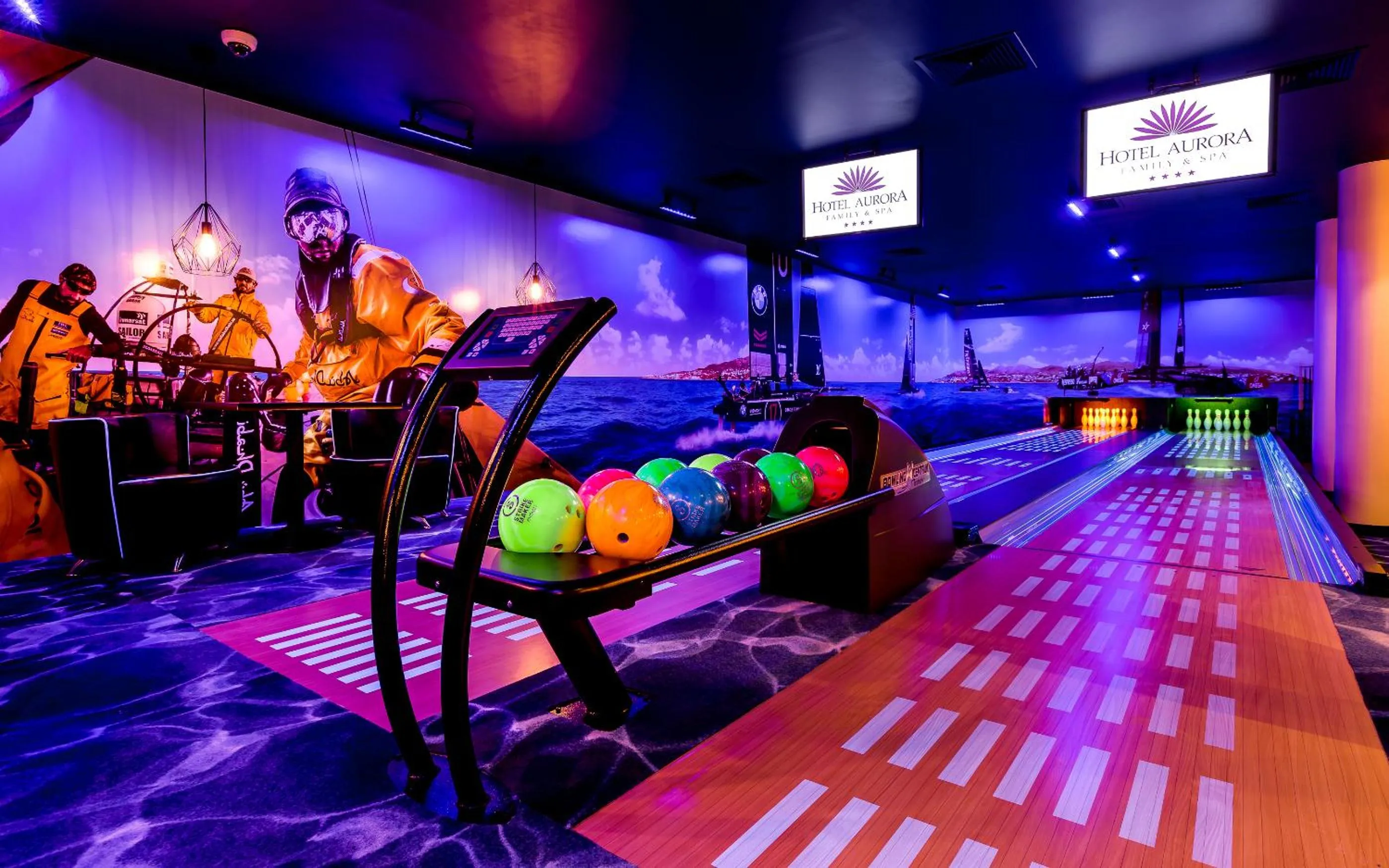 Bowling in Hotel Aurora Family & SPA