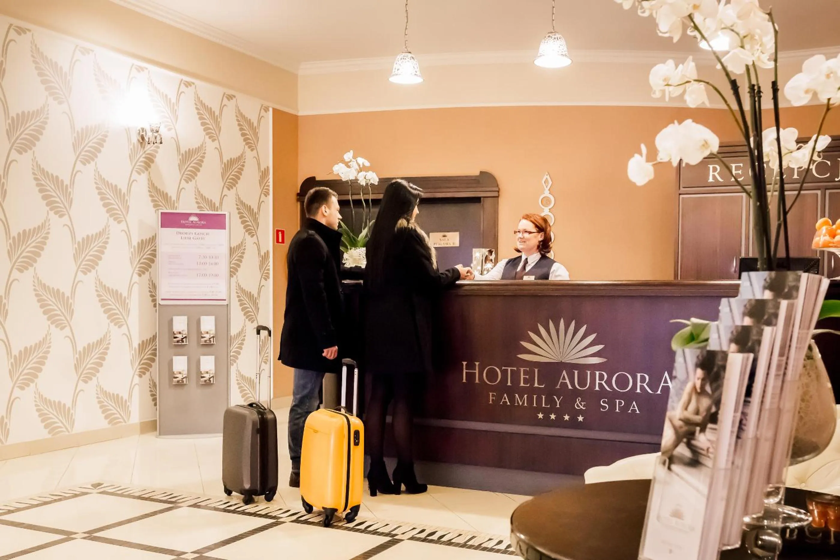 Lobby or reception in Hotel Aurora Family & SPA