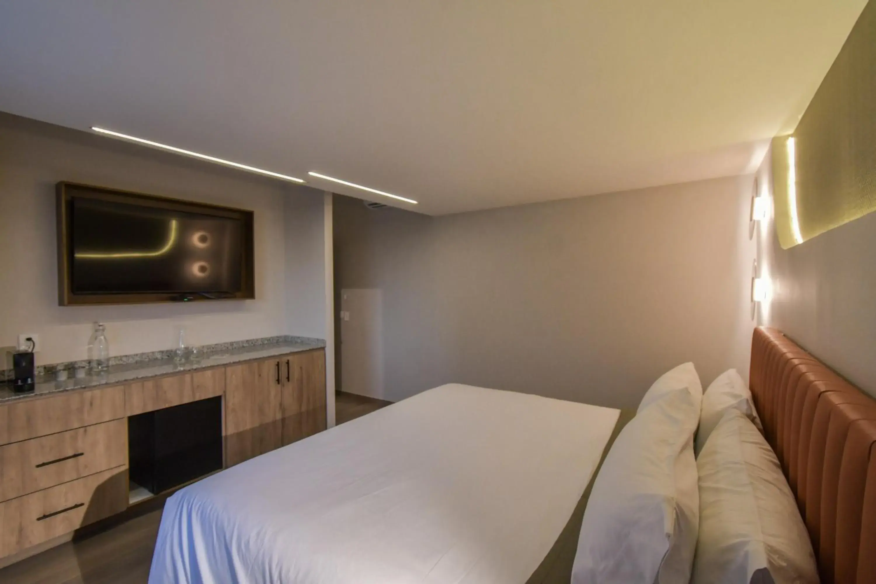 Bed in Expo Satelite 2750 Hotel & Suites Bed in Expo Satelite 2750 Hotel & Suites