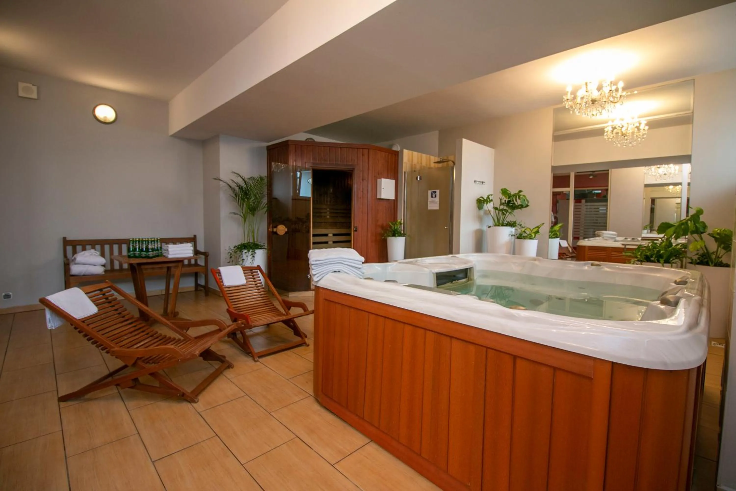 Sauna in Hotel Filmar