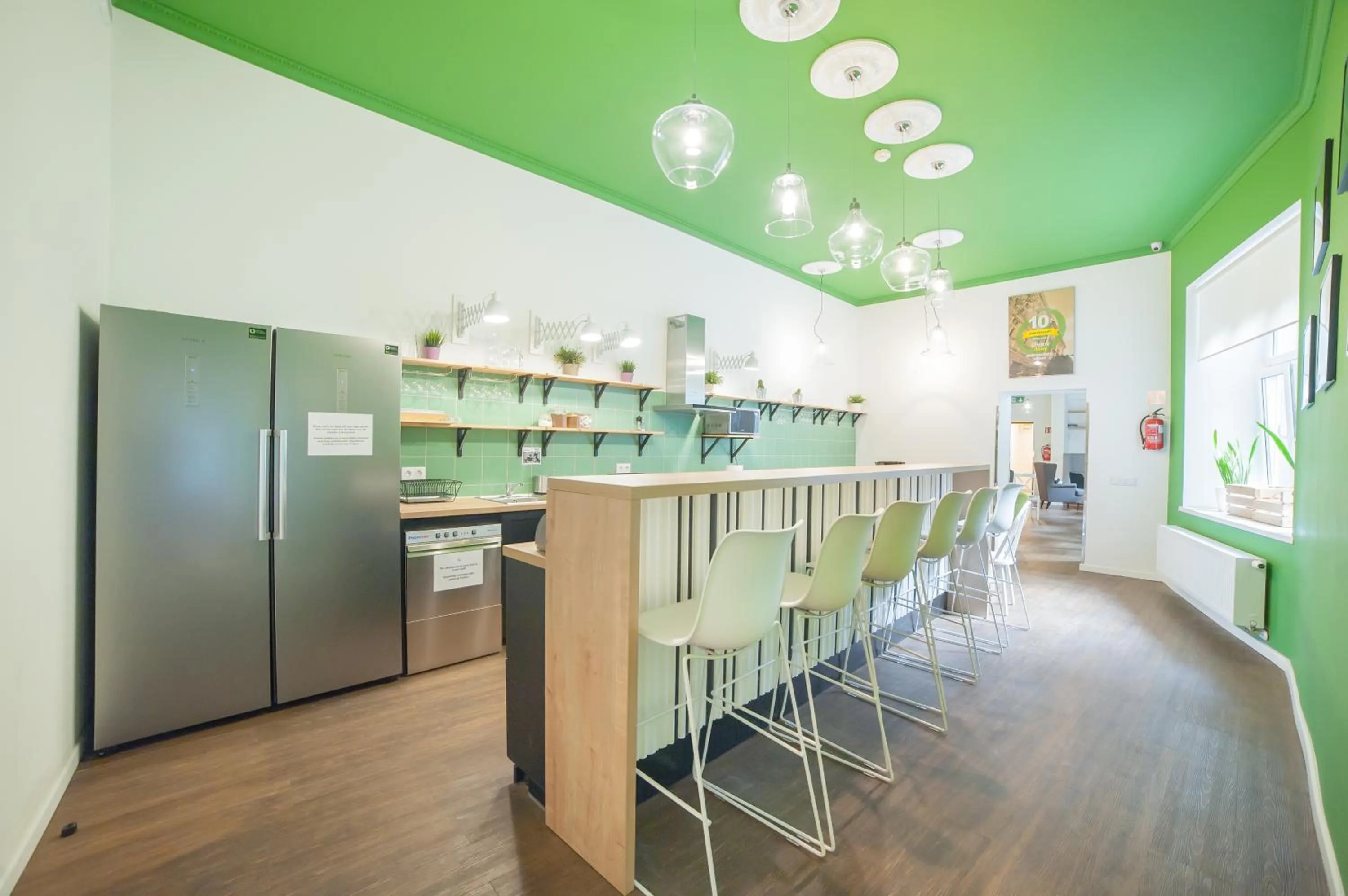 Dining area in Dizzy Daisy Hostel