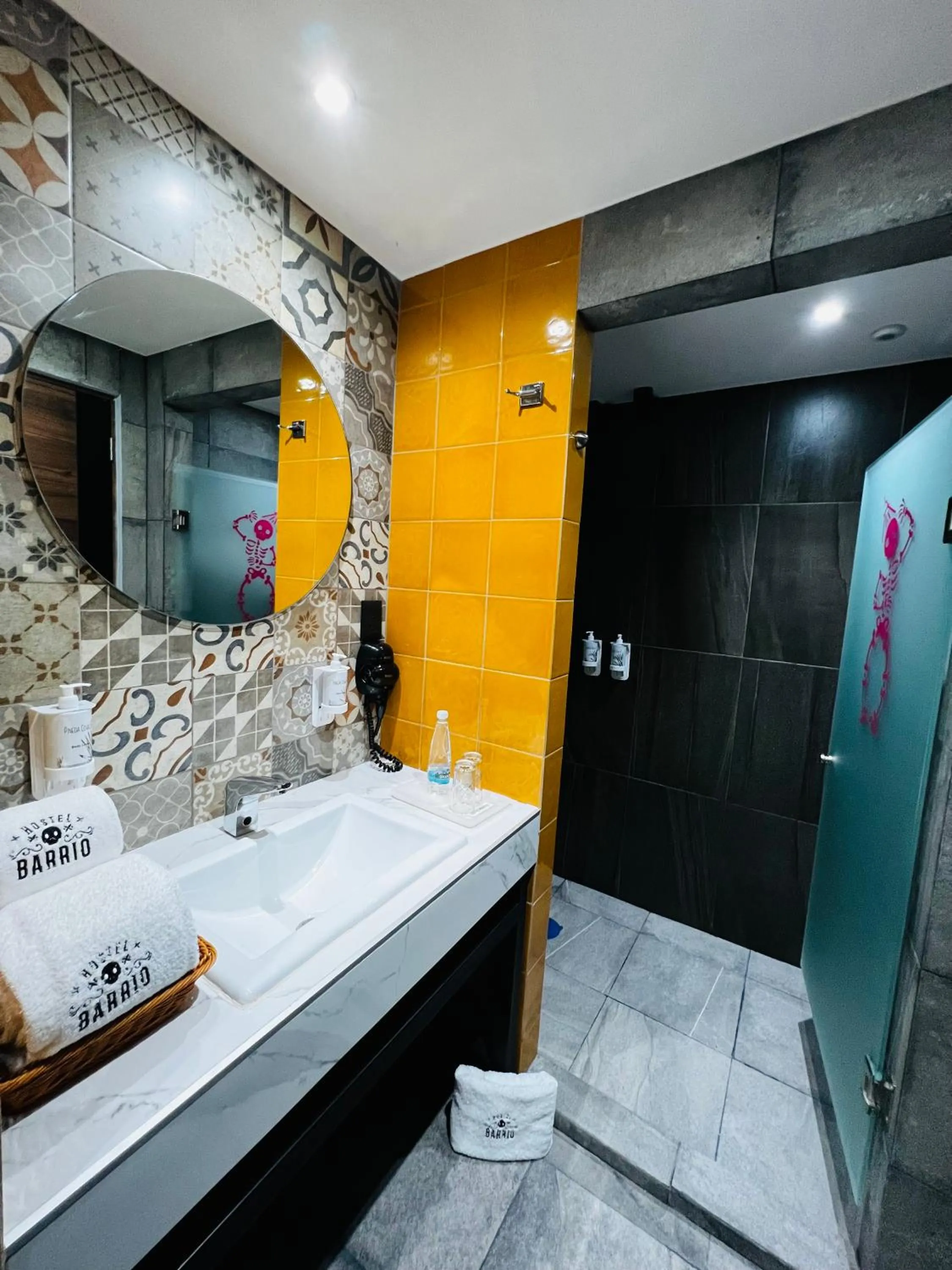 Toilet in Barrio Downtown Mexico City Hostel