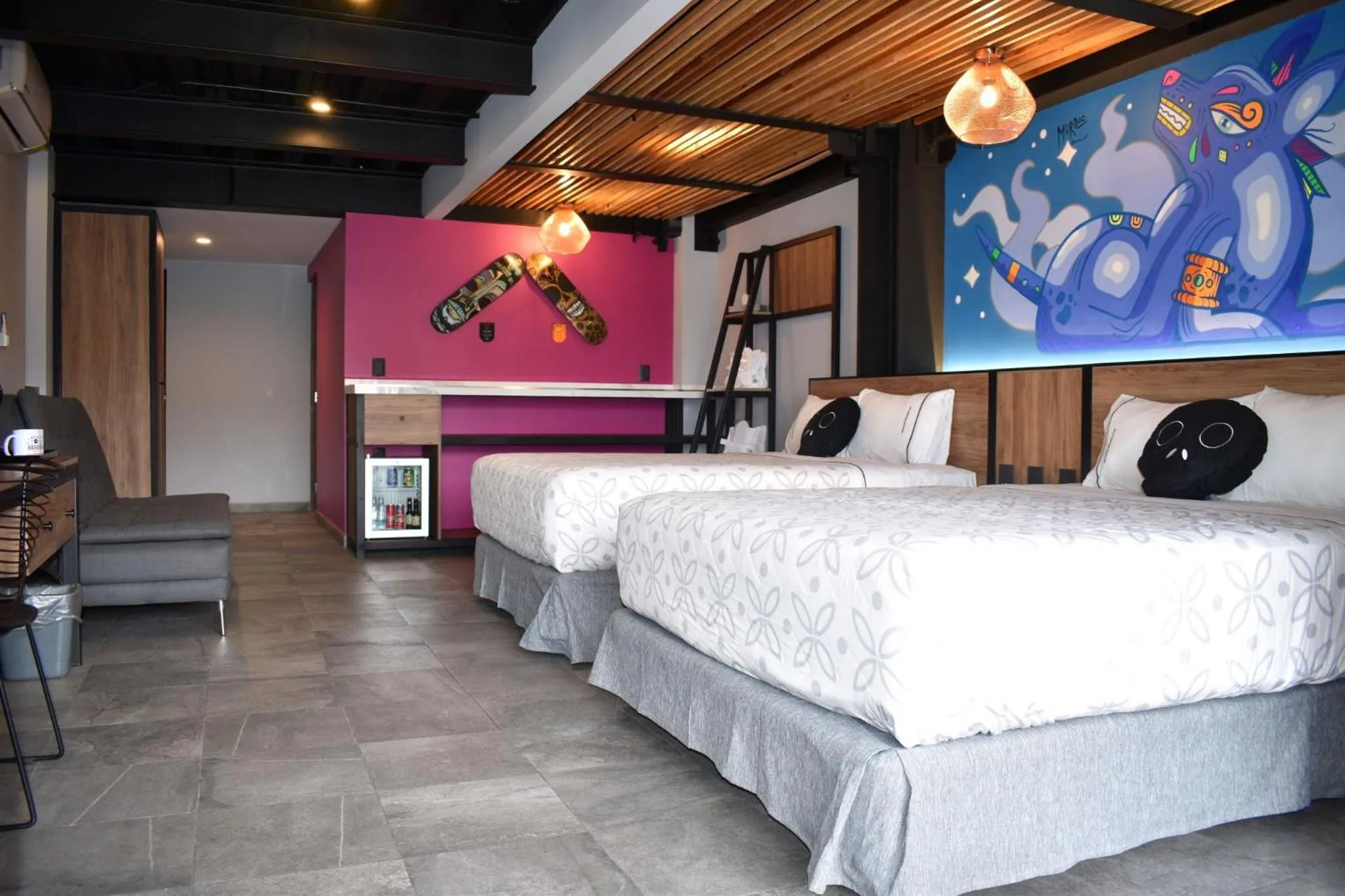 Bed in Barrio Downtown Mexico City Hostel