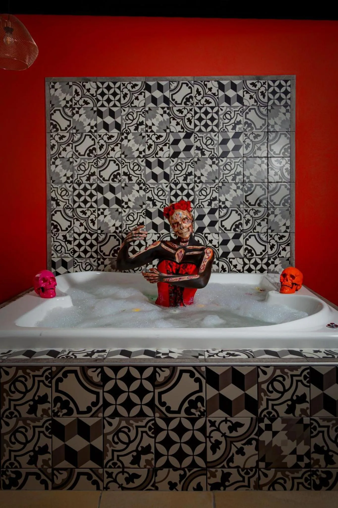 Hot Tub in Barrio Downtown Mexico City Hostel