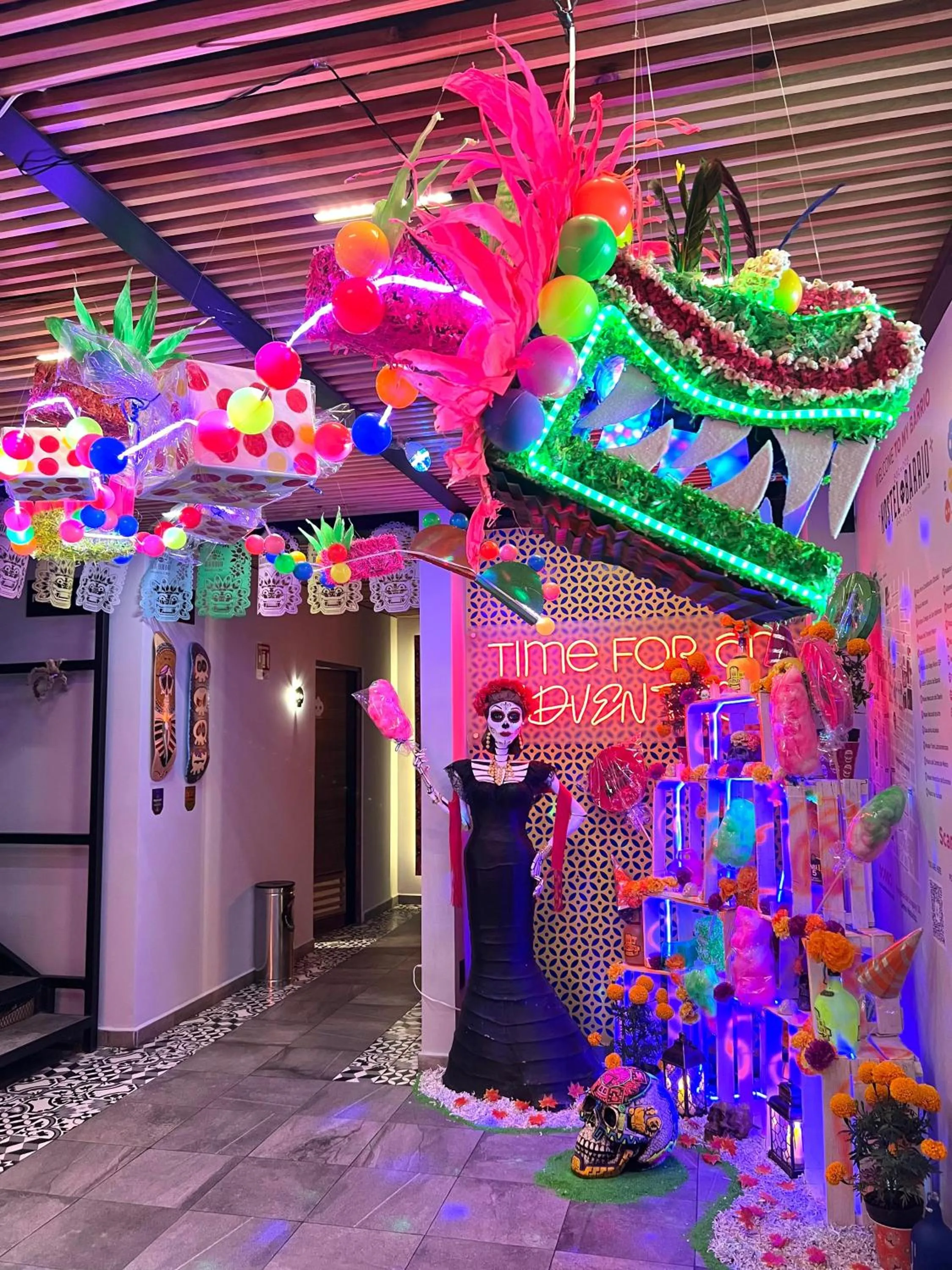 Area and facilities in Barrio Downtown Mexico City Hostel