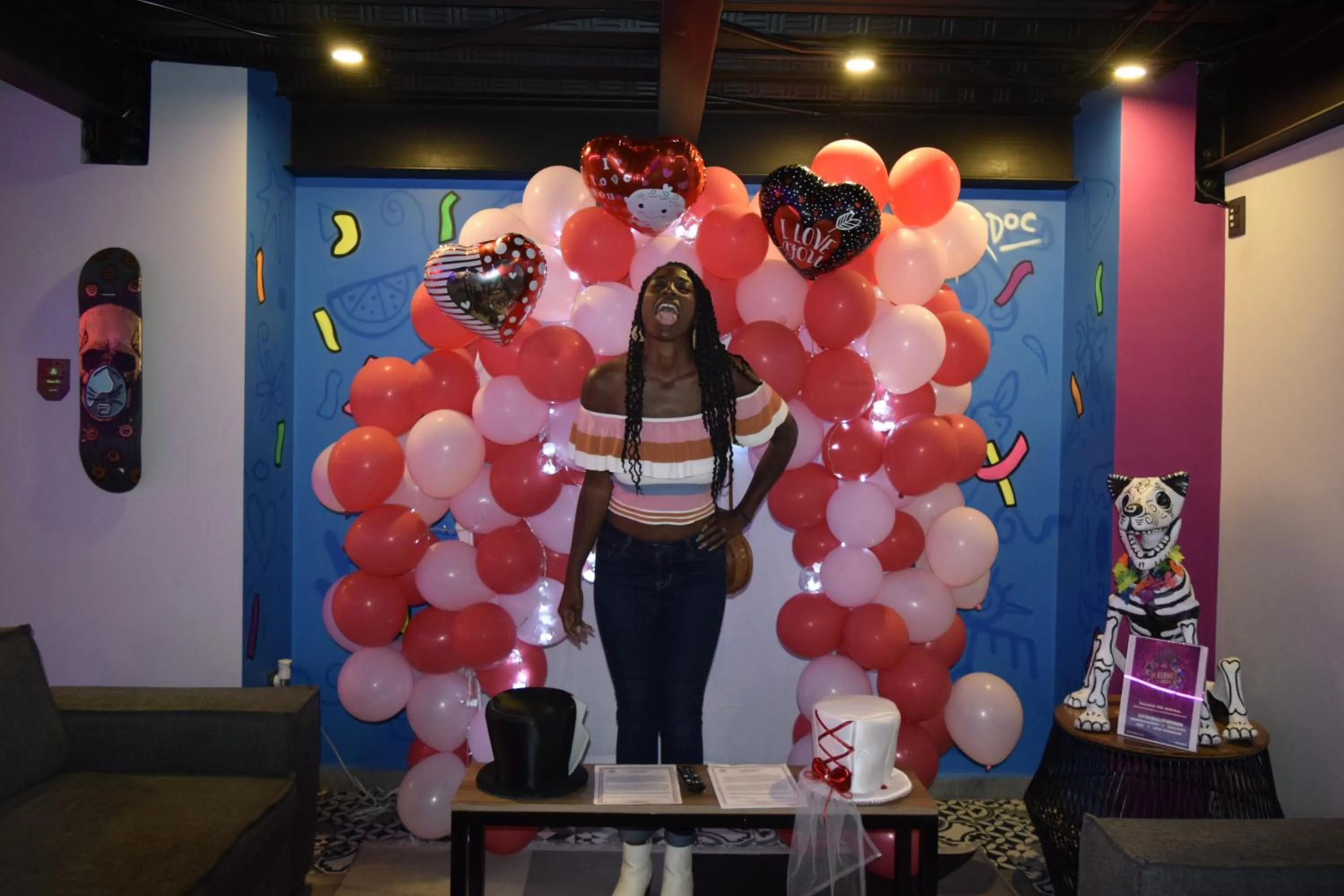 People in Barrio Downtown Mexico City Hostel