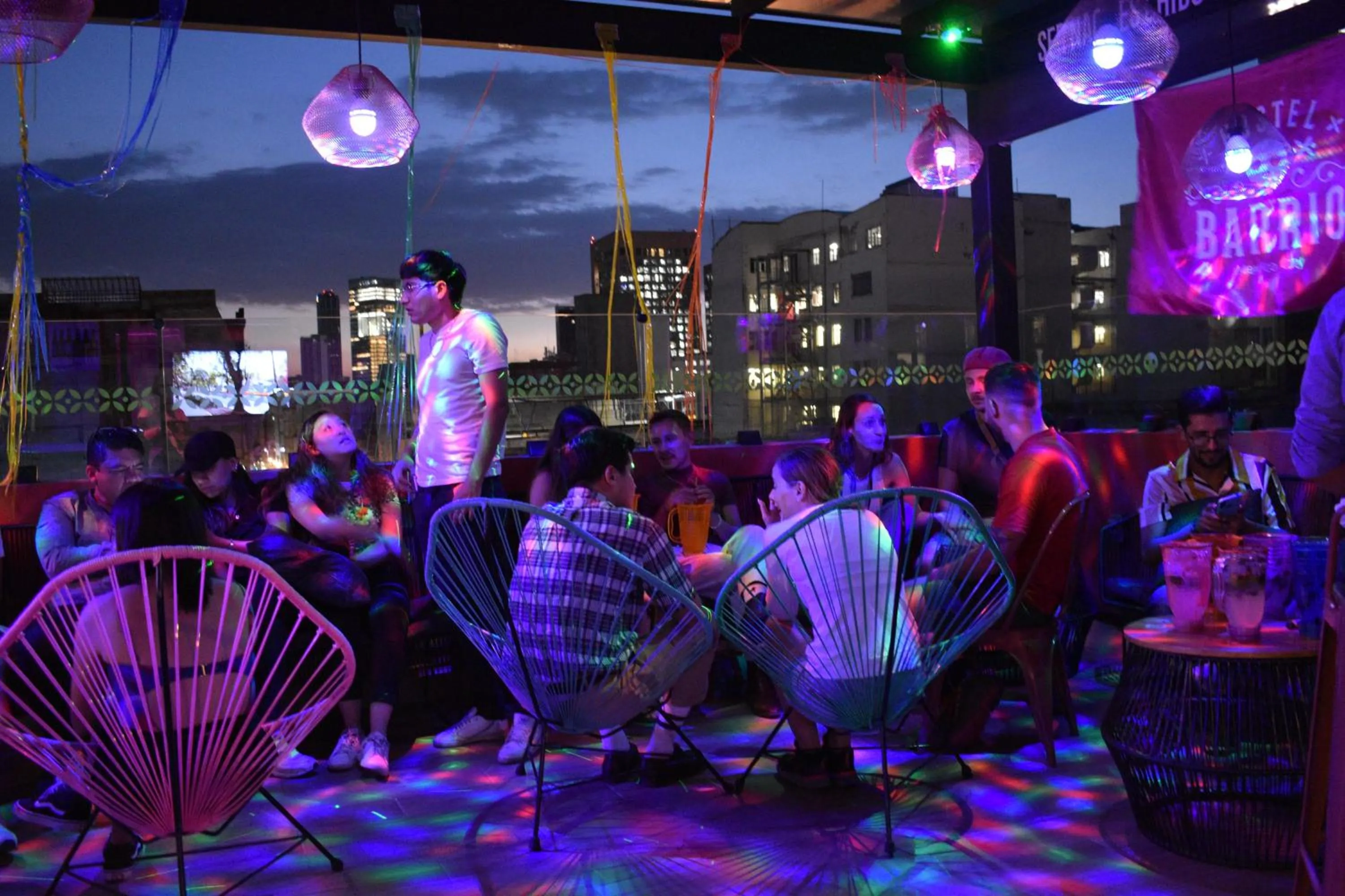 Night in Barrio Downtown Mexico City Hostel