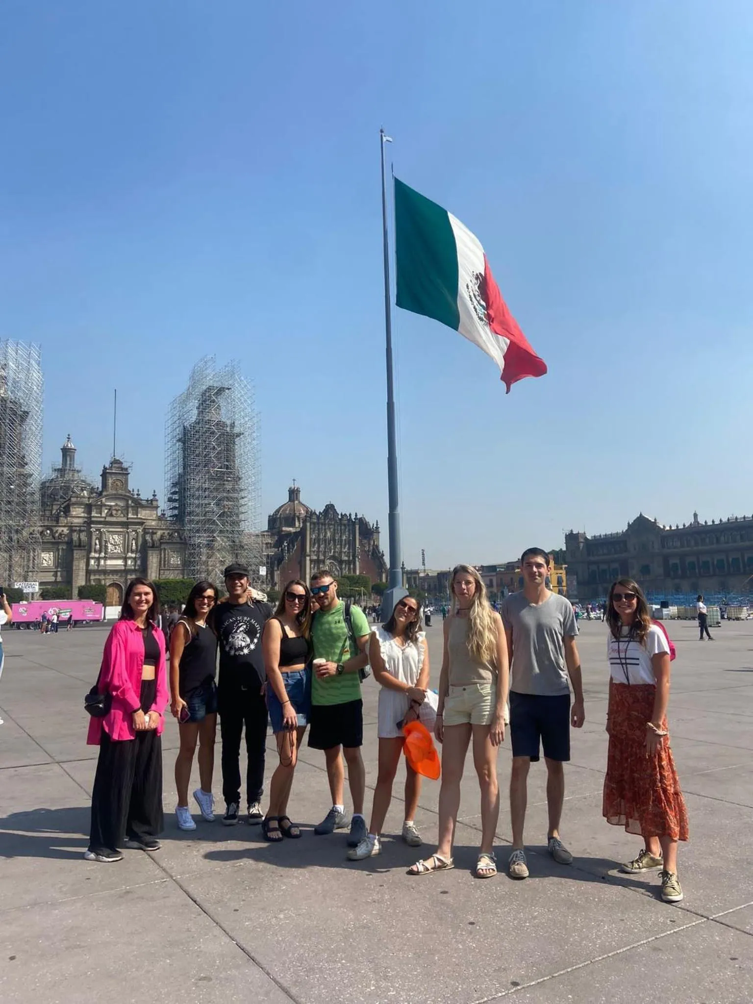 Nearby landmark in Barrio Downtown Mexico City Hostel