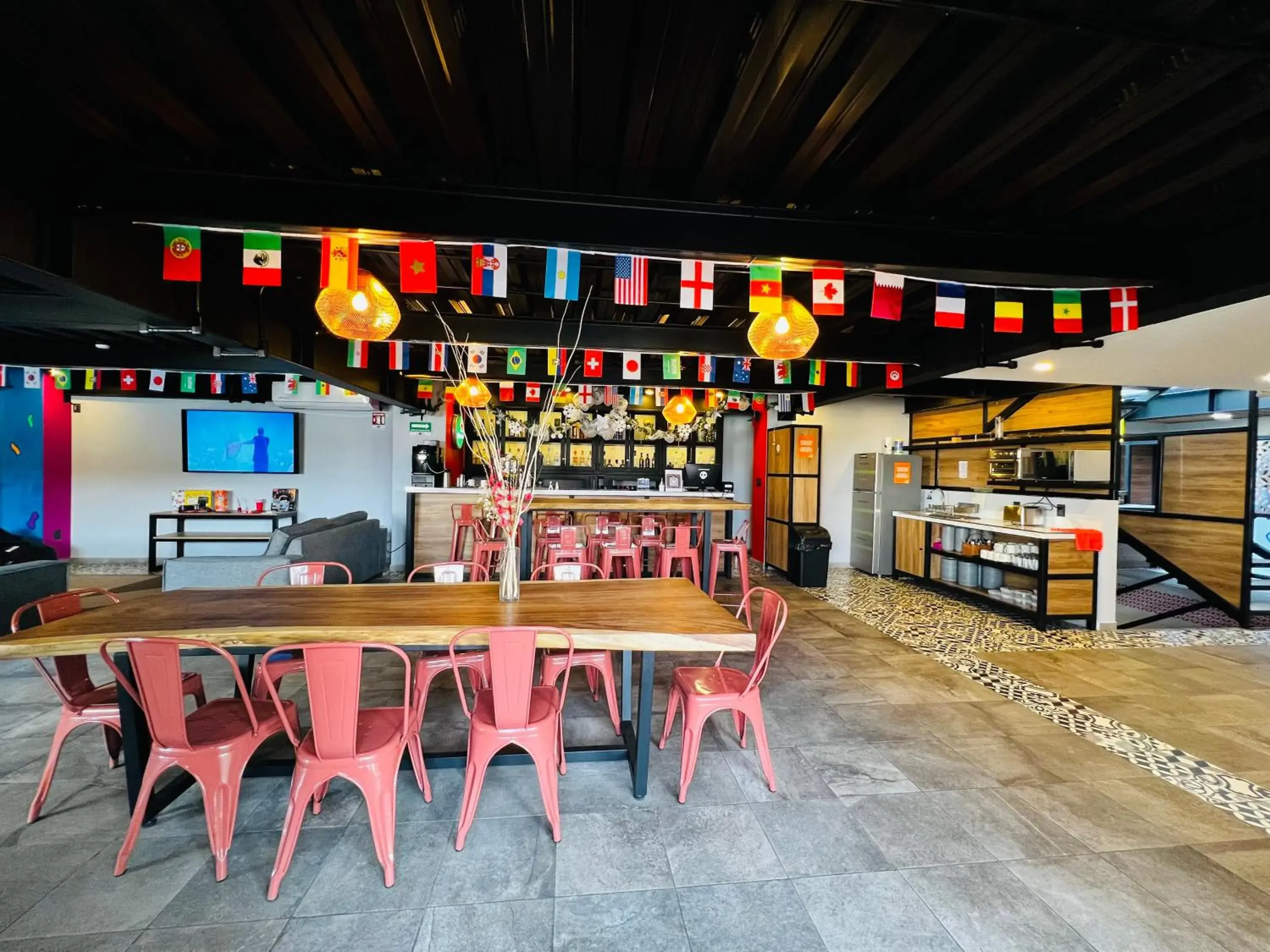 Lounge or bar in Barrio Downtown Mexico City Hostel Lounge or bar in Barrio Downtown Mexico City Hostel