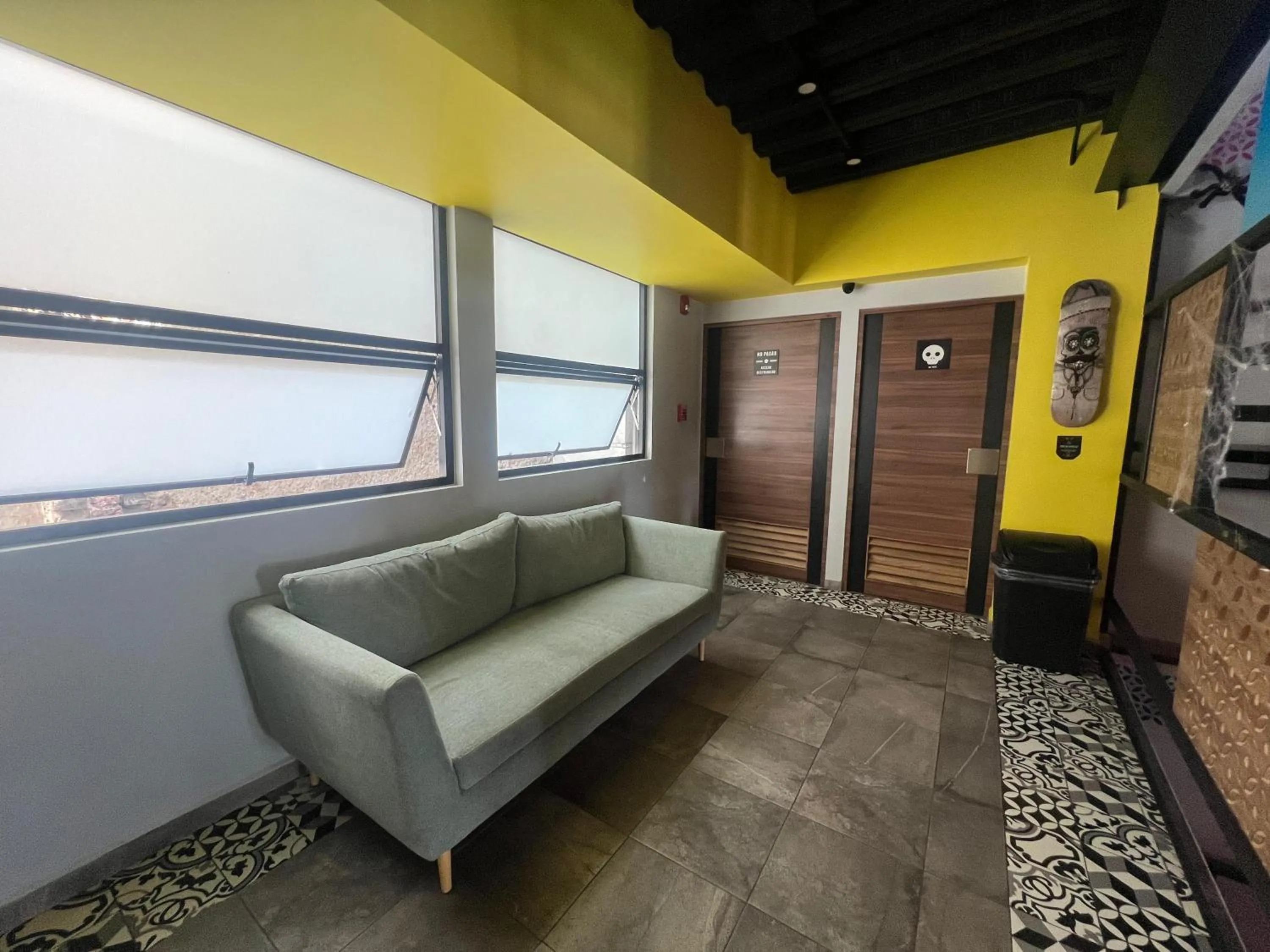 Living room in Barrio Downtown Mexico City Hostel