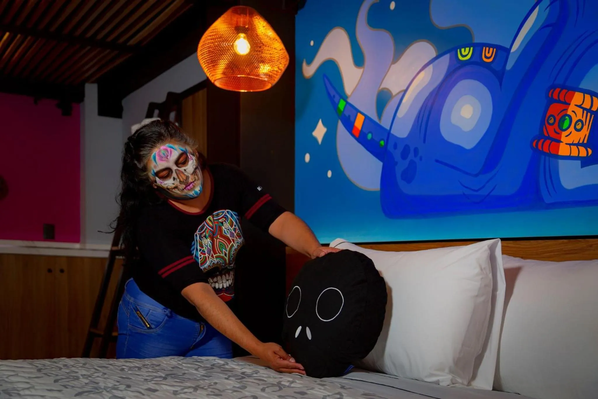 Bed in Barrio Downtown Mexico City Hostel