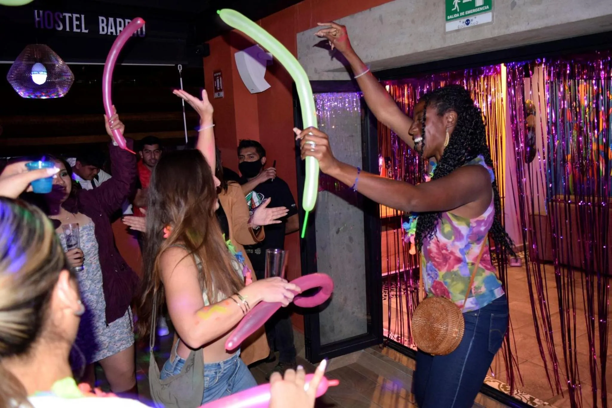 People in Barrio Downtown Mexico City Hostel