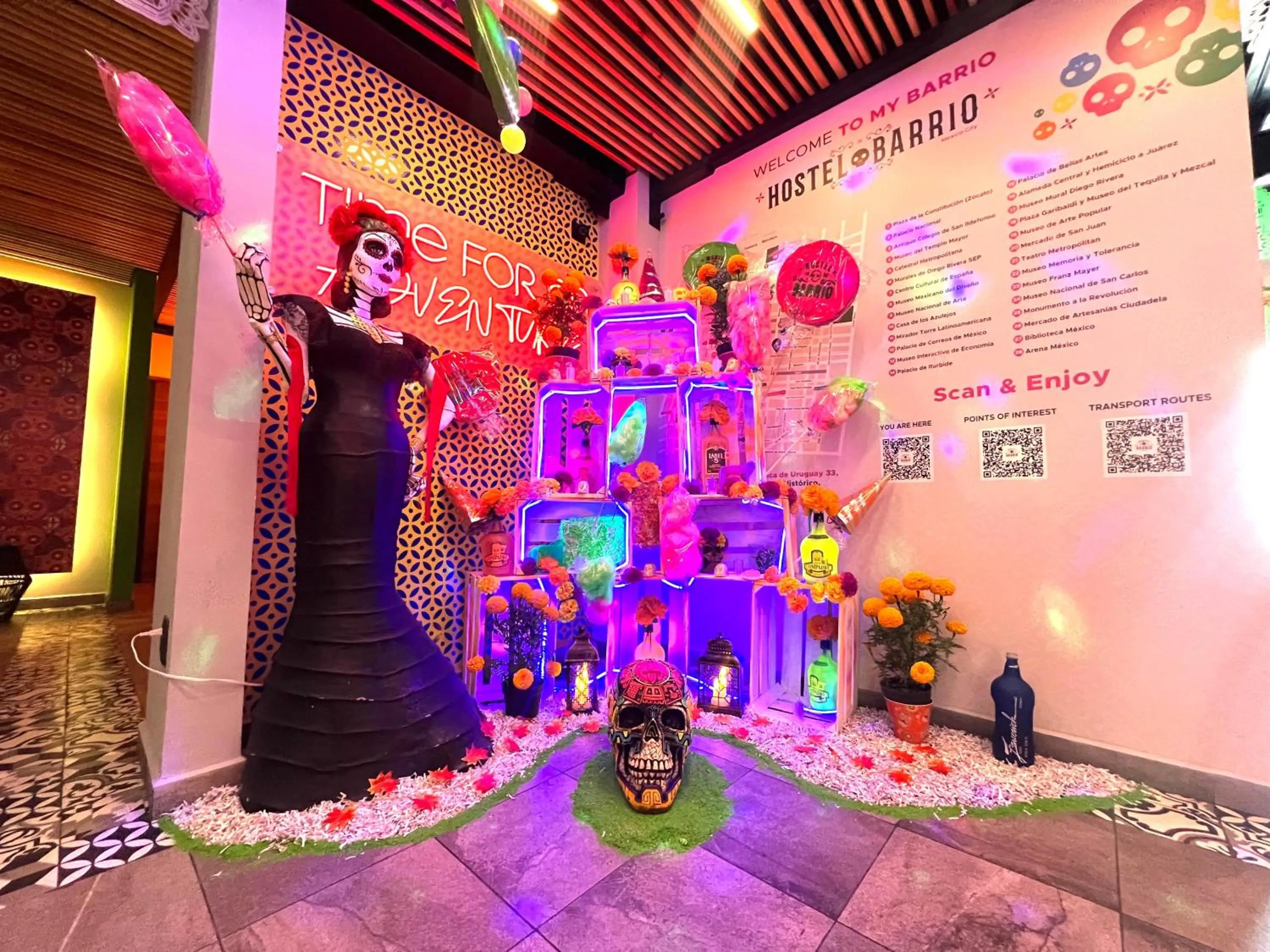 Logo/Certificate/Sign in Barrio Downtown Mexico City Hostel