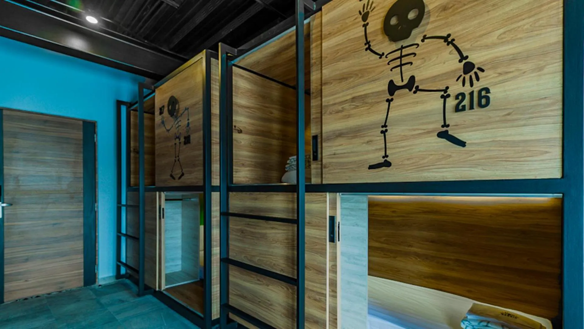 Bed in Barrio Downtown Mexico City Hostel