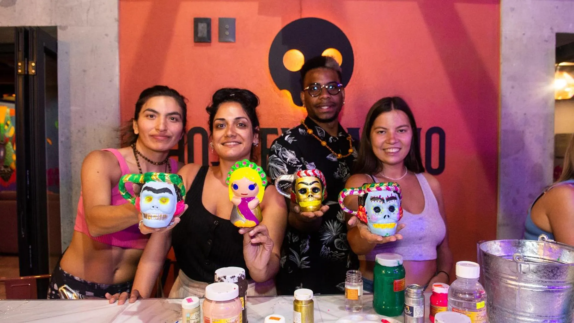 Food and drinks in Barrio Downtown Mexico City Hostel