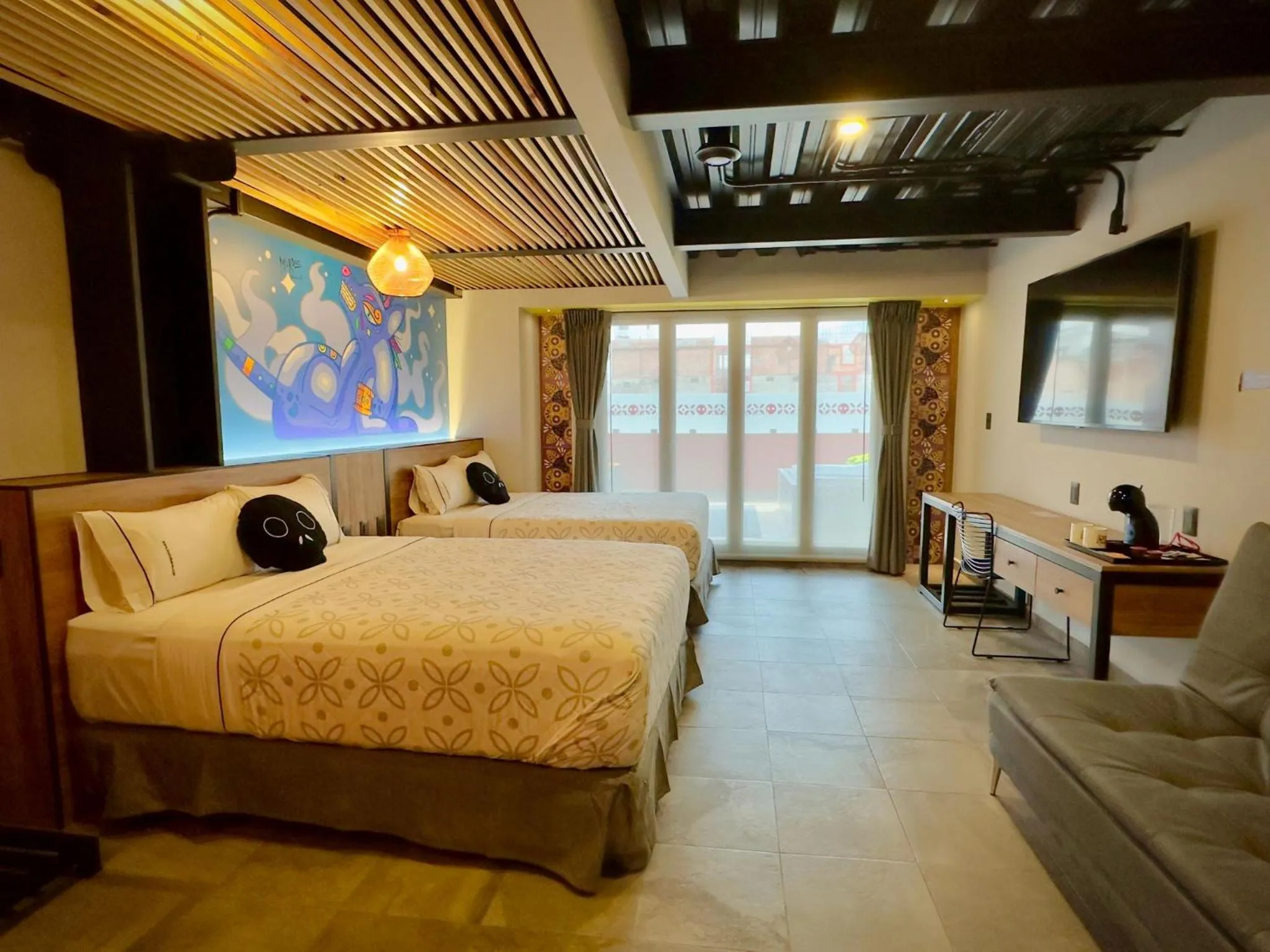 Bed in Barrio Downtown Mexico City Hostel