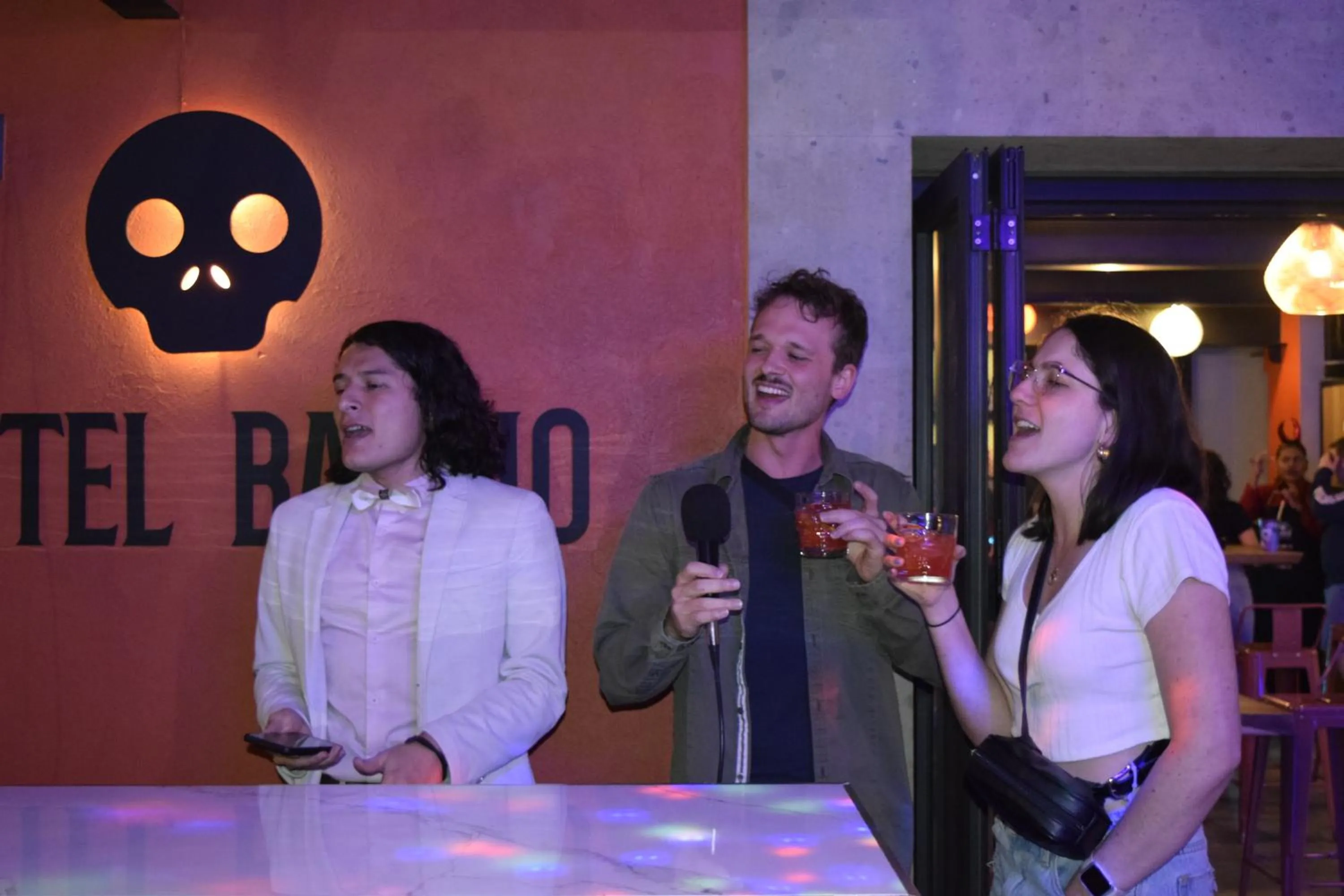 People in Barrio Downtown Mexico City Hostel