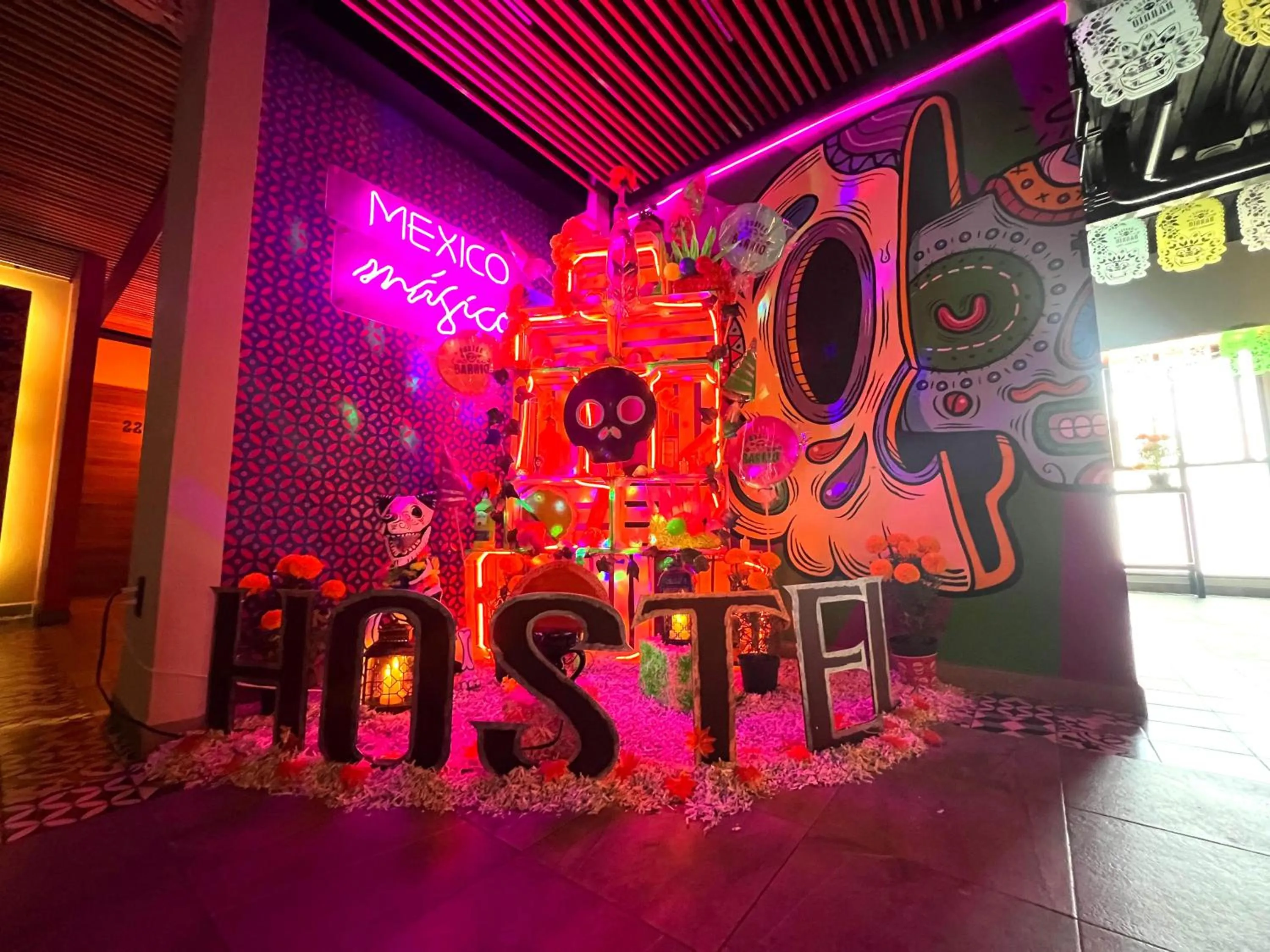 Area and facilities in Barrio Downtown Mexico City Hostel