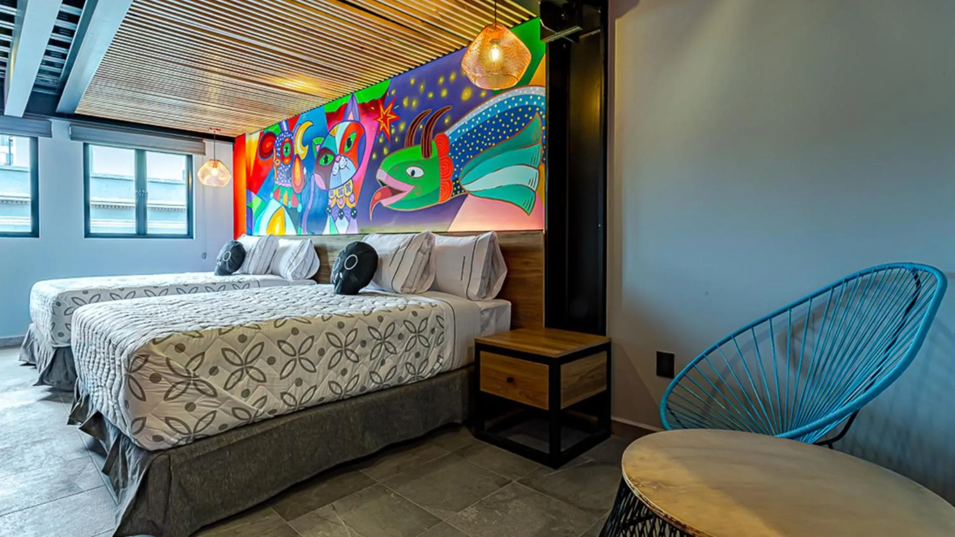 Photo of the whole room, Bed in Barrio Downtown Mexico City Hostel