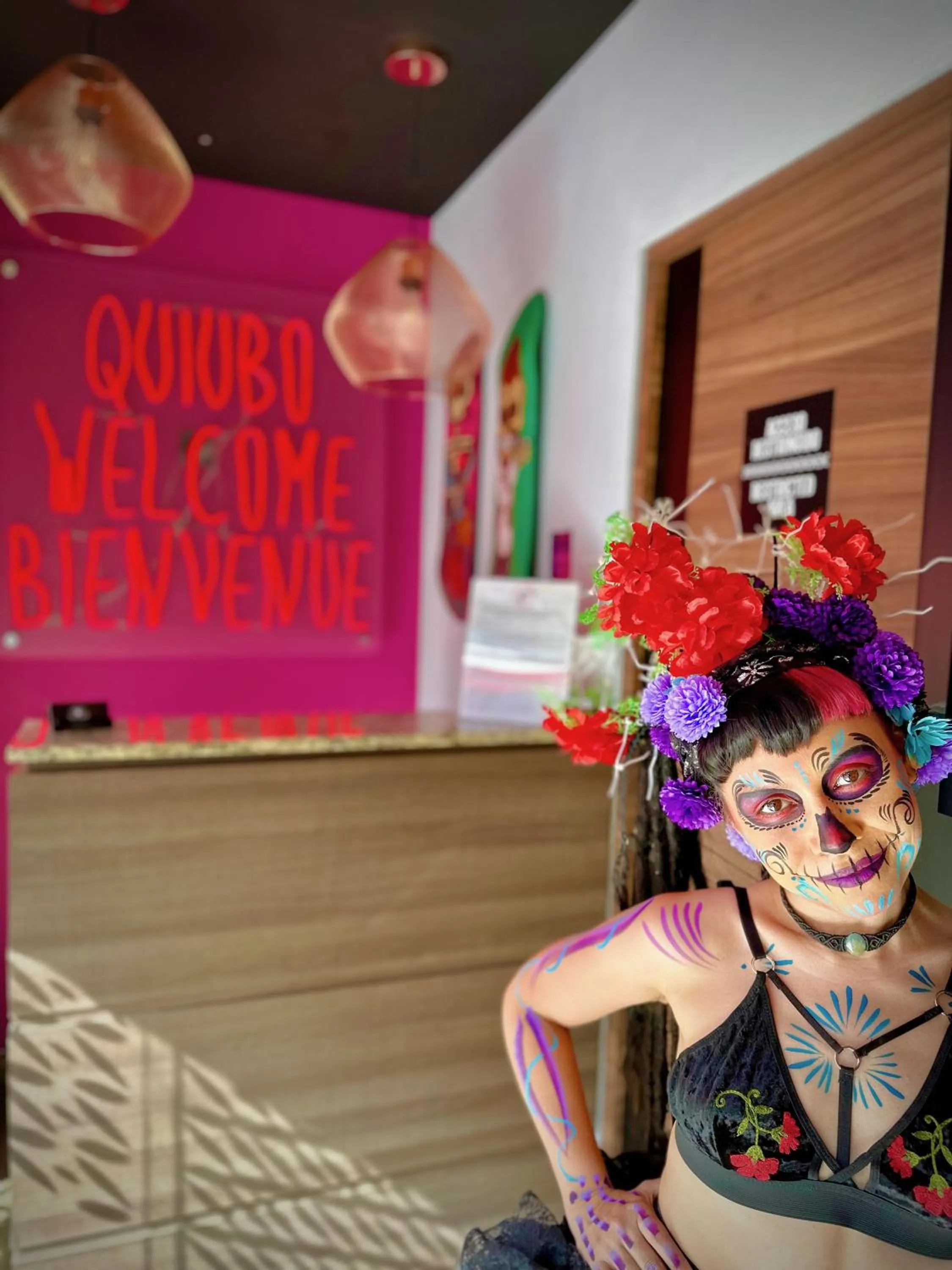 People in Barrio Downtown Mexico City Hostel