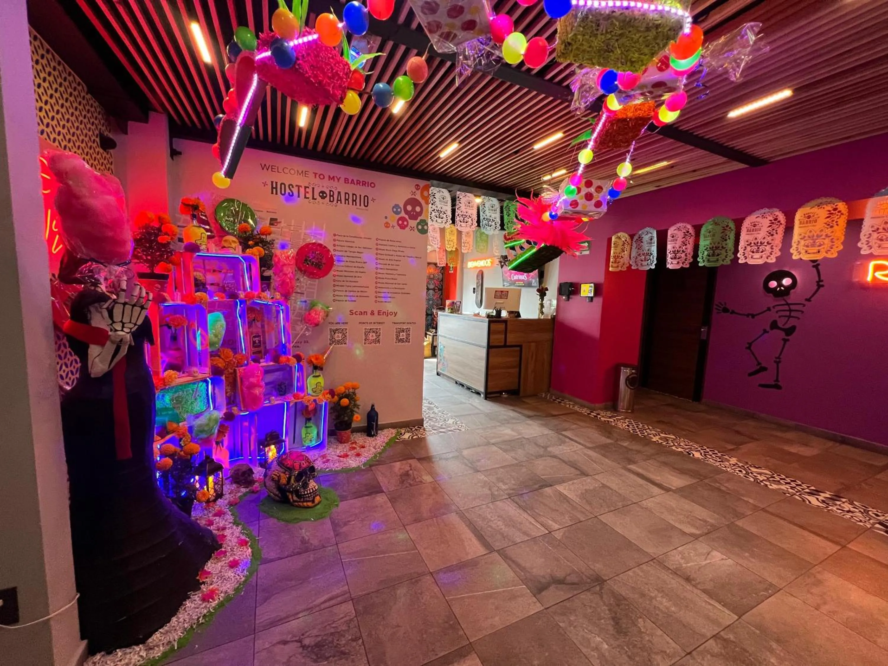 Lobby or reception in Barrio Downtown Mexico City Hostel