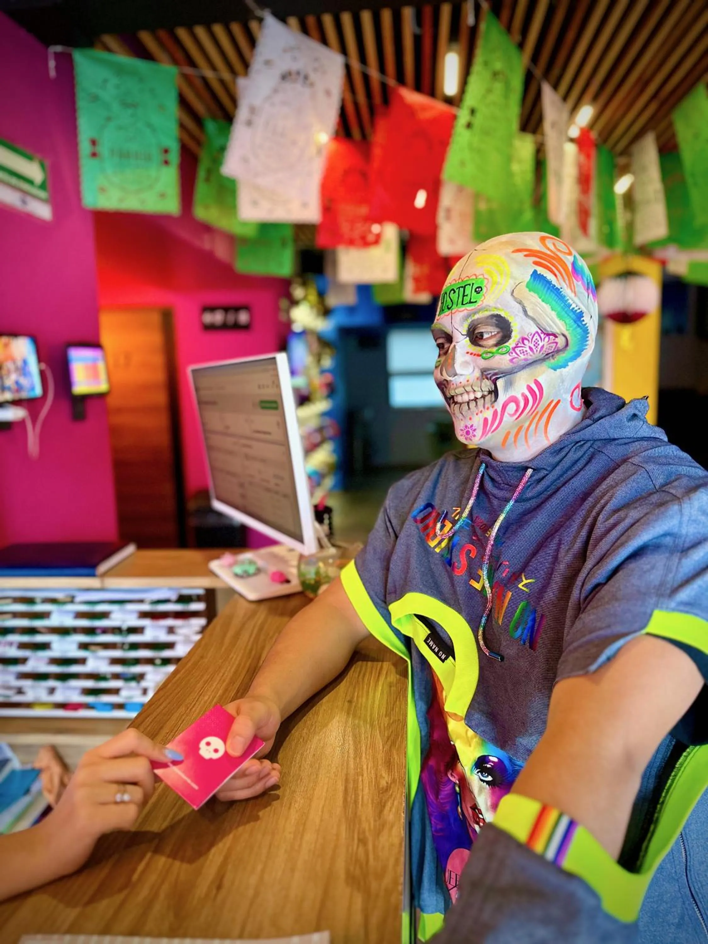 People in Barrio Downtown Mexico City Hostel