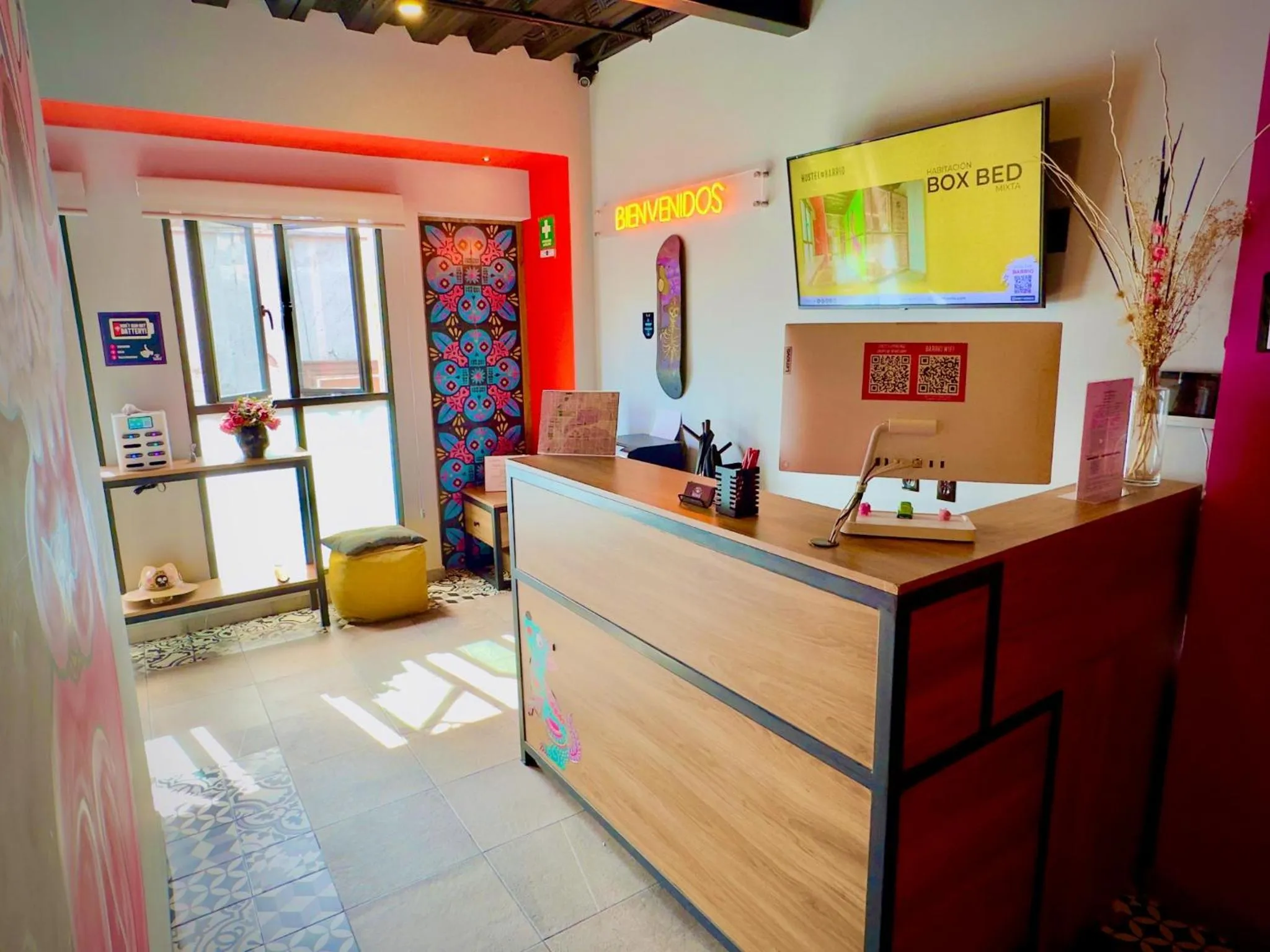 Lobby or reception in Barrio Downtown Mexico City Hostel