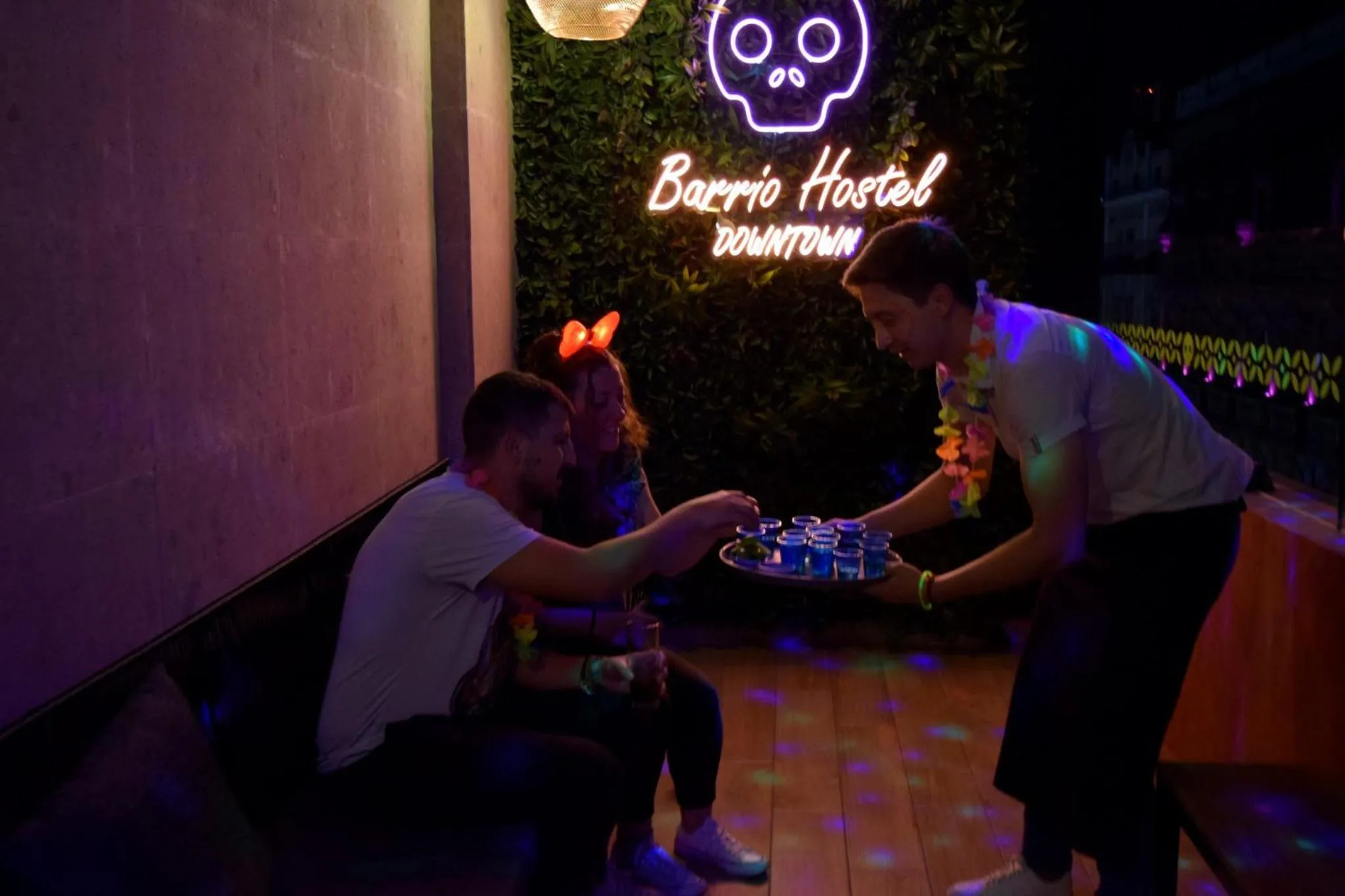 People in Barrio Downtown Mexico City Hostel