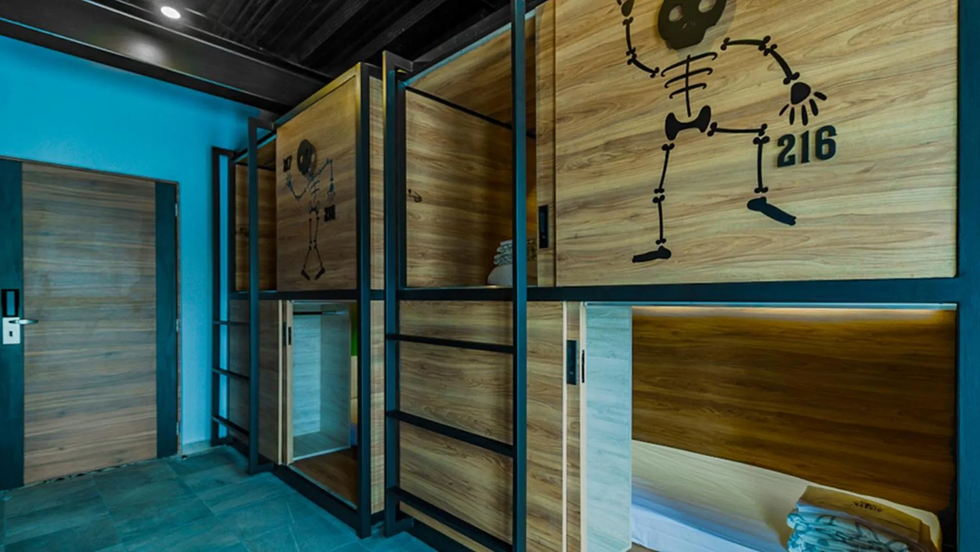 bunk bed in Barrio Downtown Mexico City Hostel